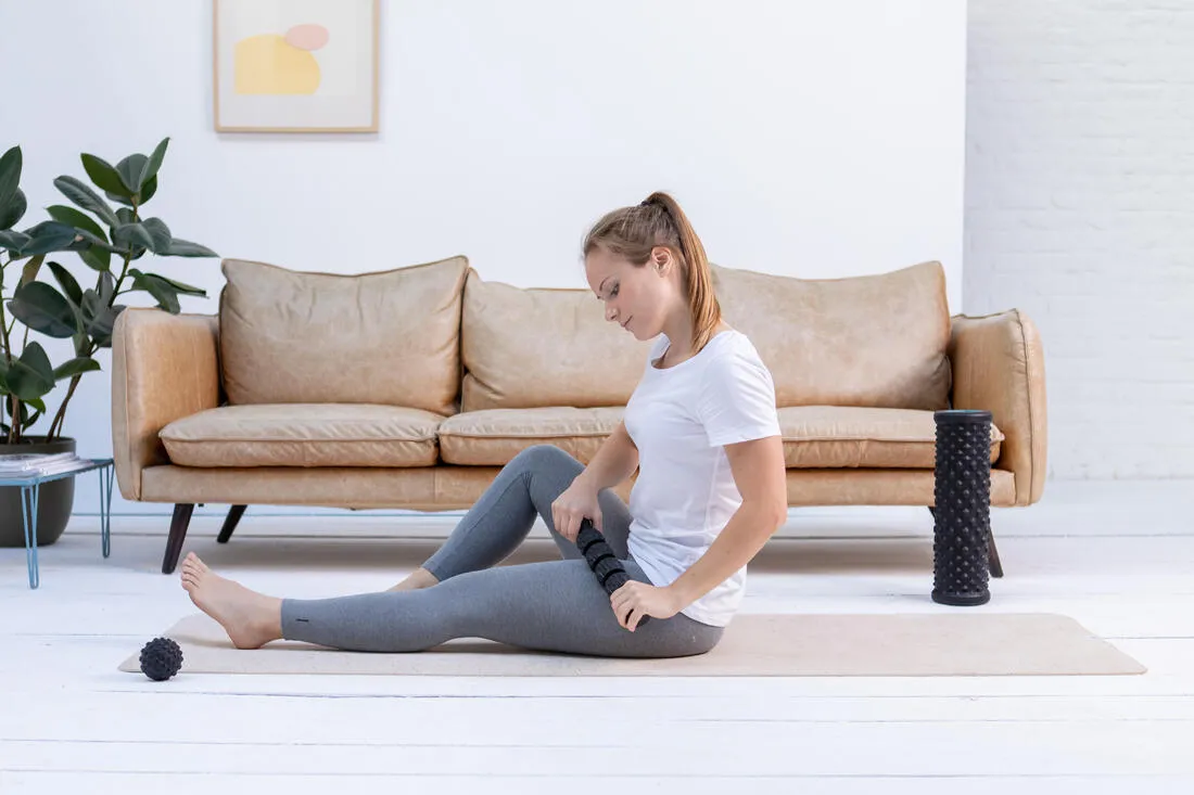 Massage Kit: Massage roller, ball and stick