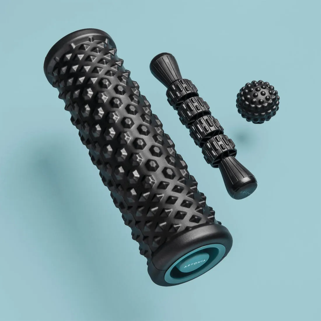 Massage Kit: Massage roller, ball and stick
