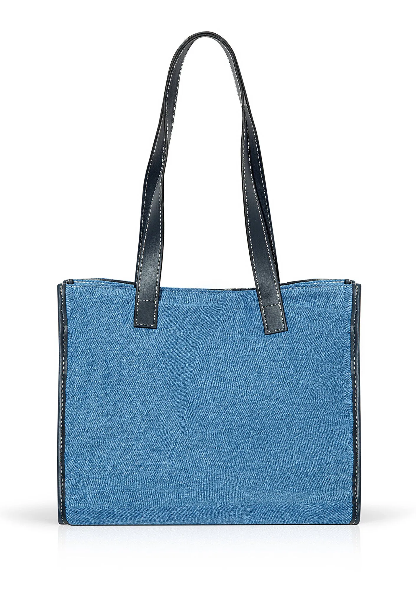 Mavi Logo Printed Blue Shoulder Bag