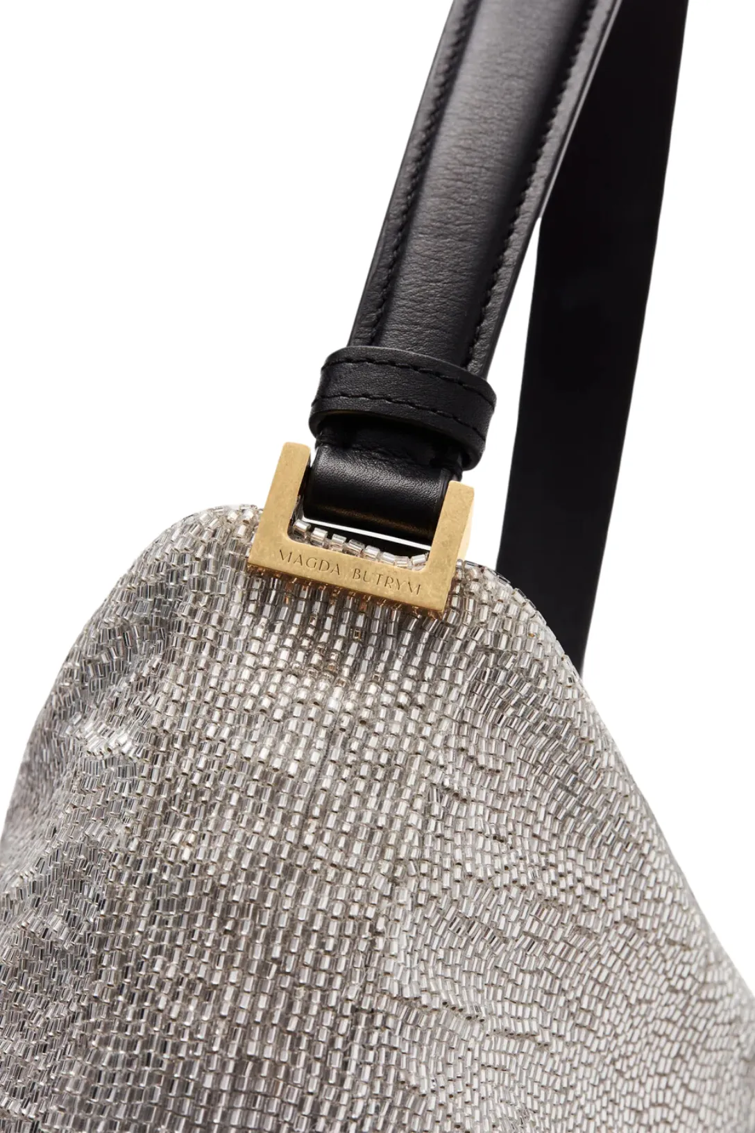 Medium Vesna Bag Silver Beads | Silver