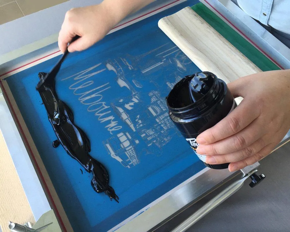 Melbourne City Screen Printed Tote Bag