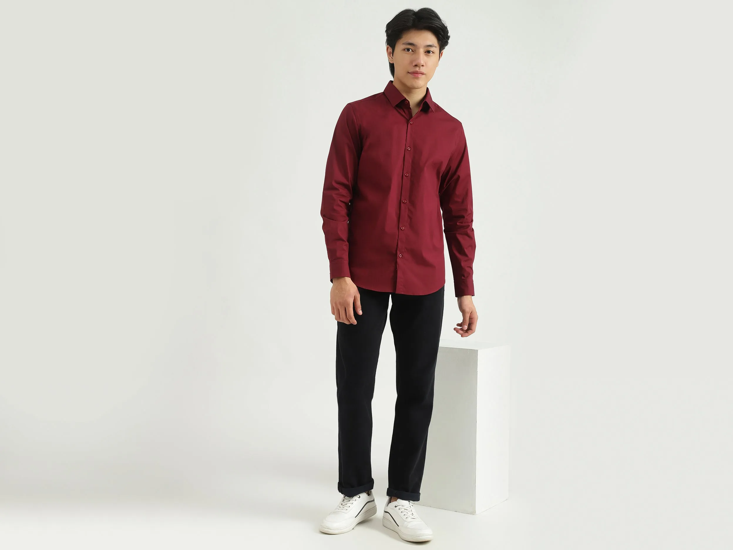 Men Solid Shirt