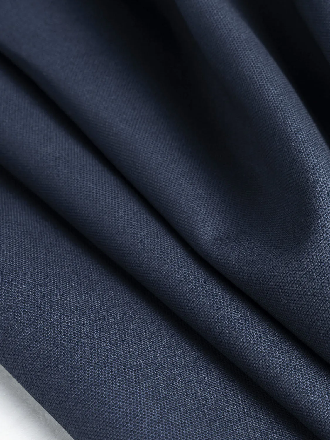 Midweight Core Collection Organic Cotton Canvas - True Navy - Swatch