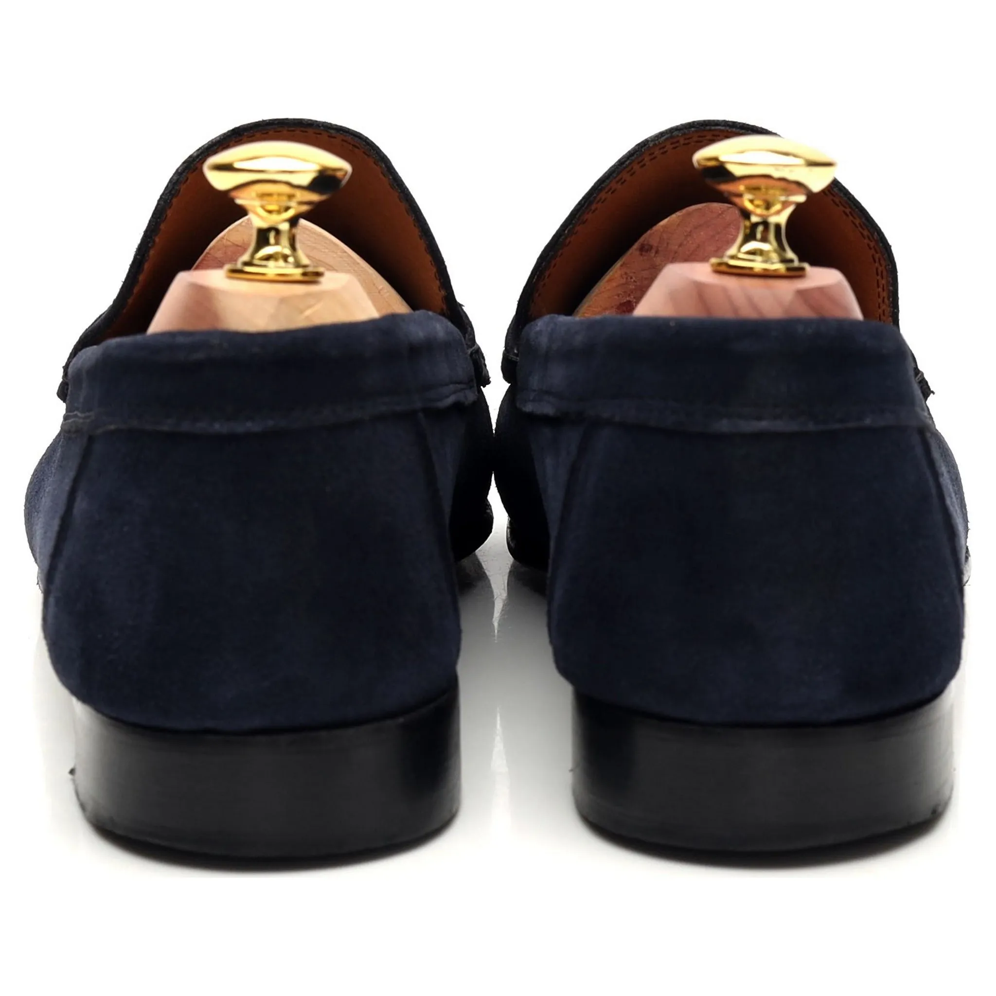 'Milan' Navy Blue Suede Loafer UK 6