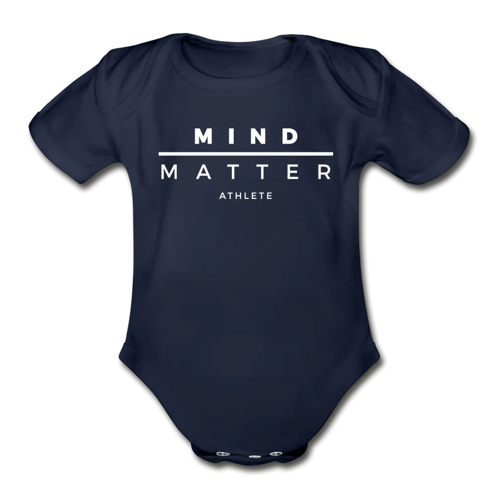 MM Athlete- Organic Short Sleeve Baby Bodysuit