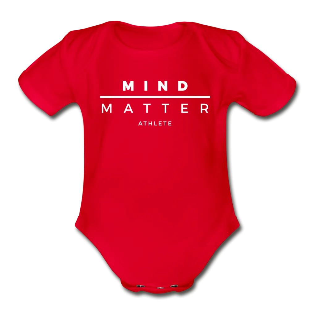 MM Athlete- Organic Short Sleeve Baby Bodysuit