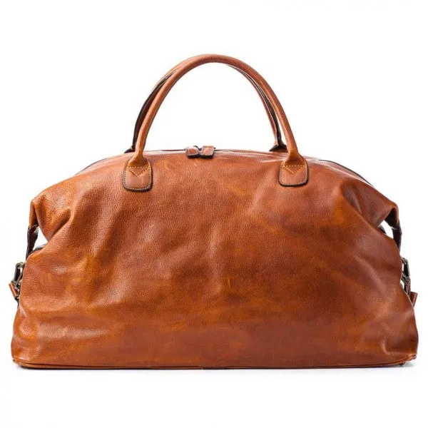 Moore & Giles Benedict Weekender Bag in Titan Milled Honey
