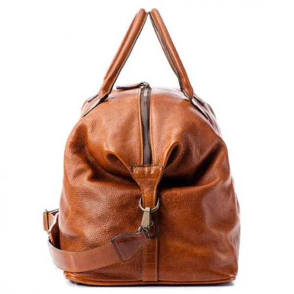Moore & Giles Benedict Weekender Bag in Titan Milled Honey