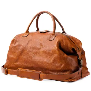 Moore & Giles Benedict Weekender Bag in Titan Milled Honey