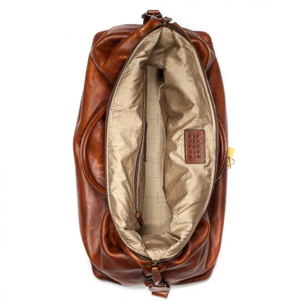 Moore & Giles Benedict Weekender Bag in Titan Milled Honey