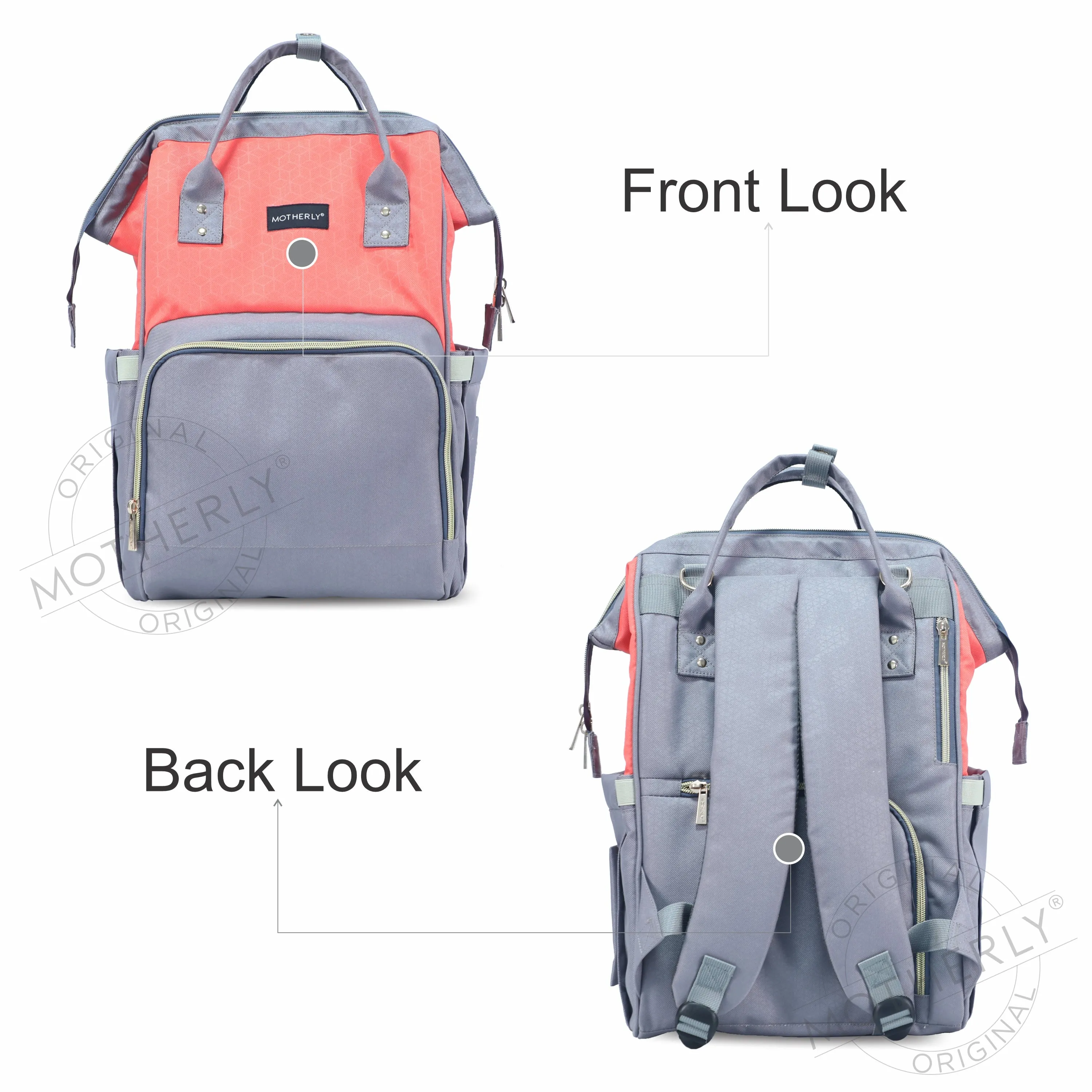 Motherly 18 liter Stylish Babies Diaper Bags for Mothers |6 Month Warranty