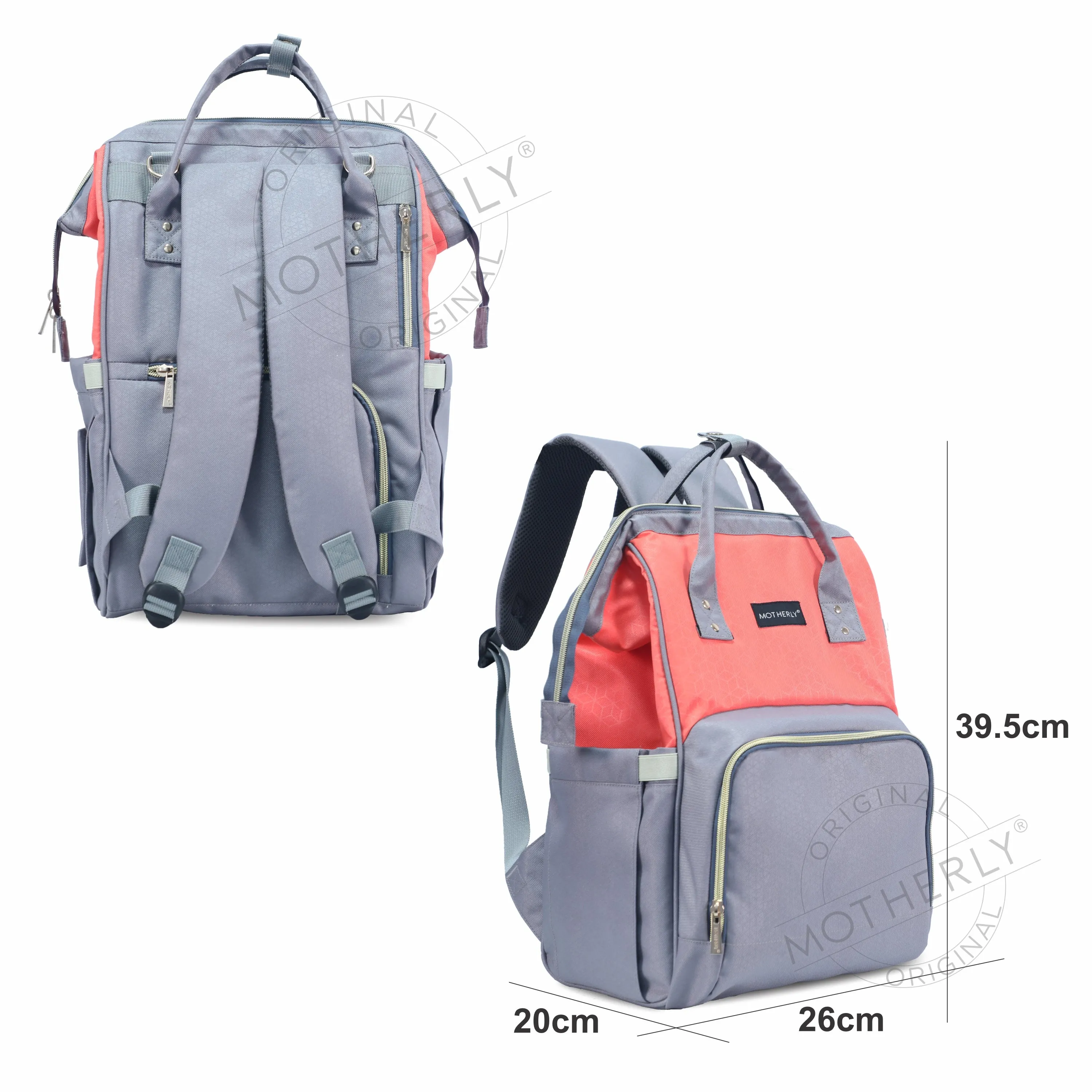 Motherly 18 liter Stylish Babies Diaper Bags for Mothers |6 Month Warranty