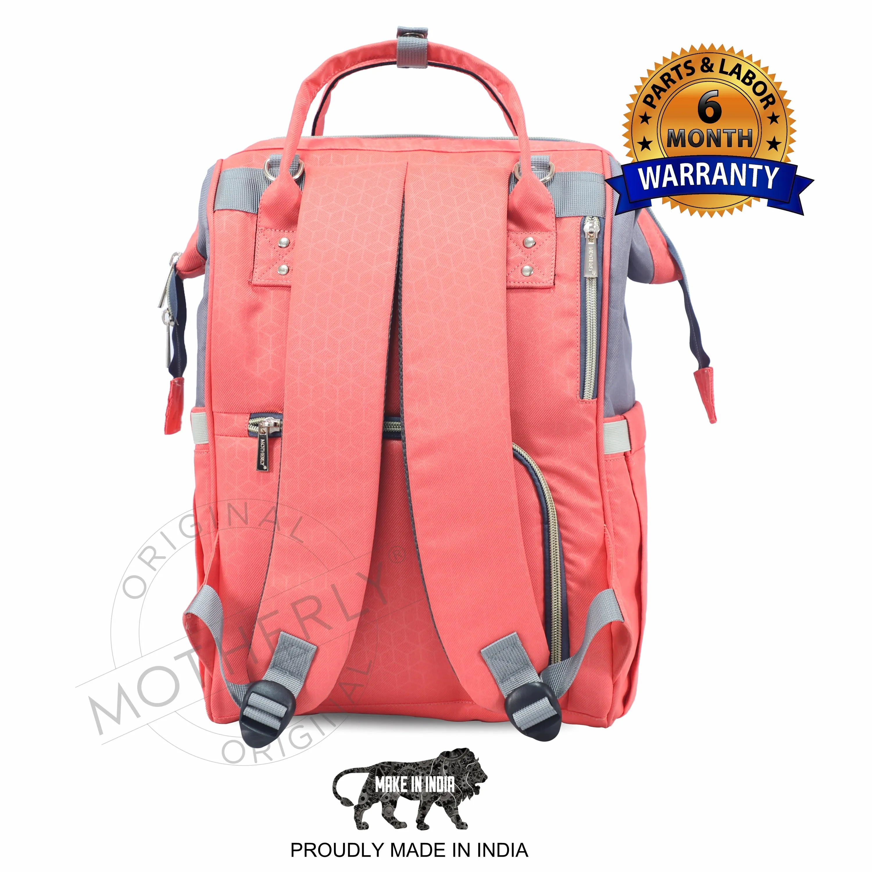 Motherly 18 liter Stylish Babies Diaper Bags for Mothers |6 Month Warranty