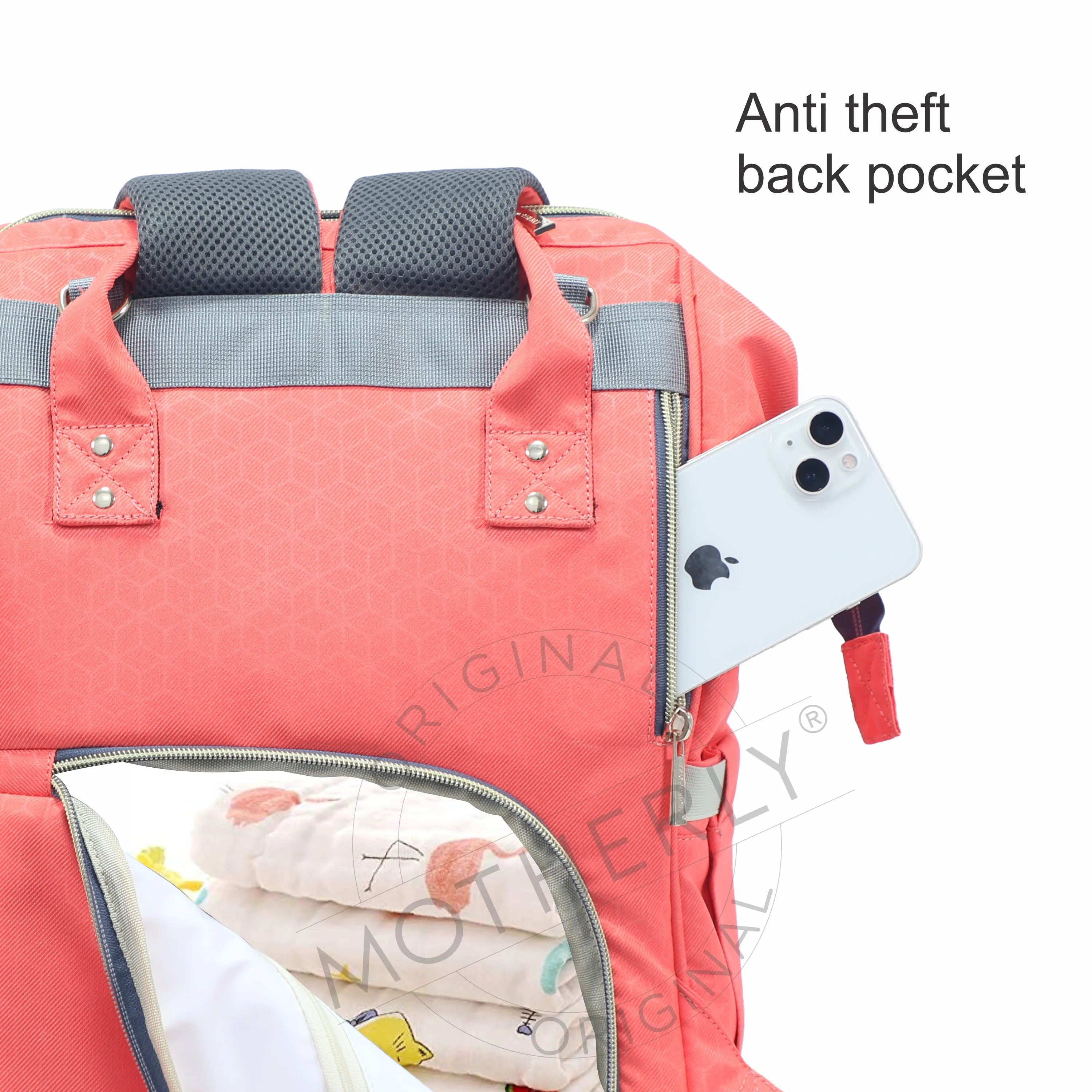 Motherly 18 liter Stylish Babies Diaper Bags for Mothers |6 Month Warranty