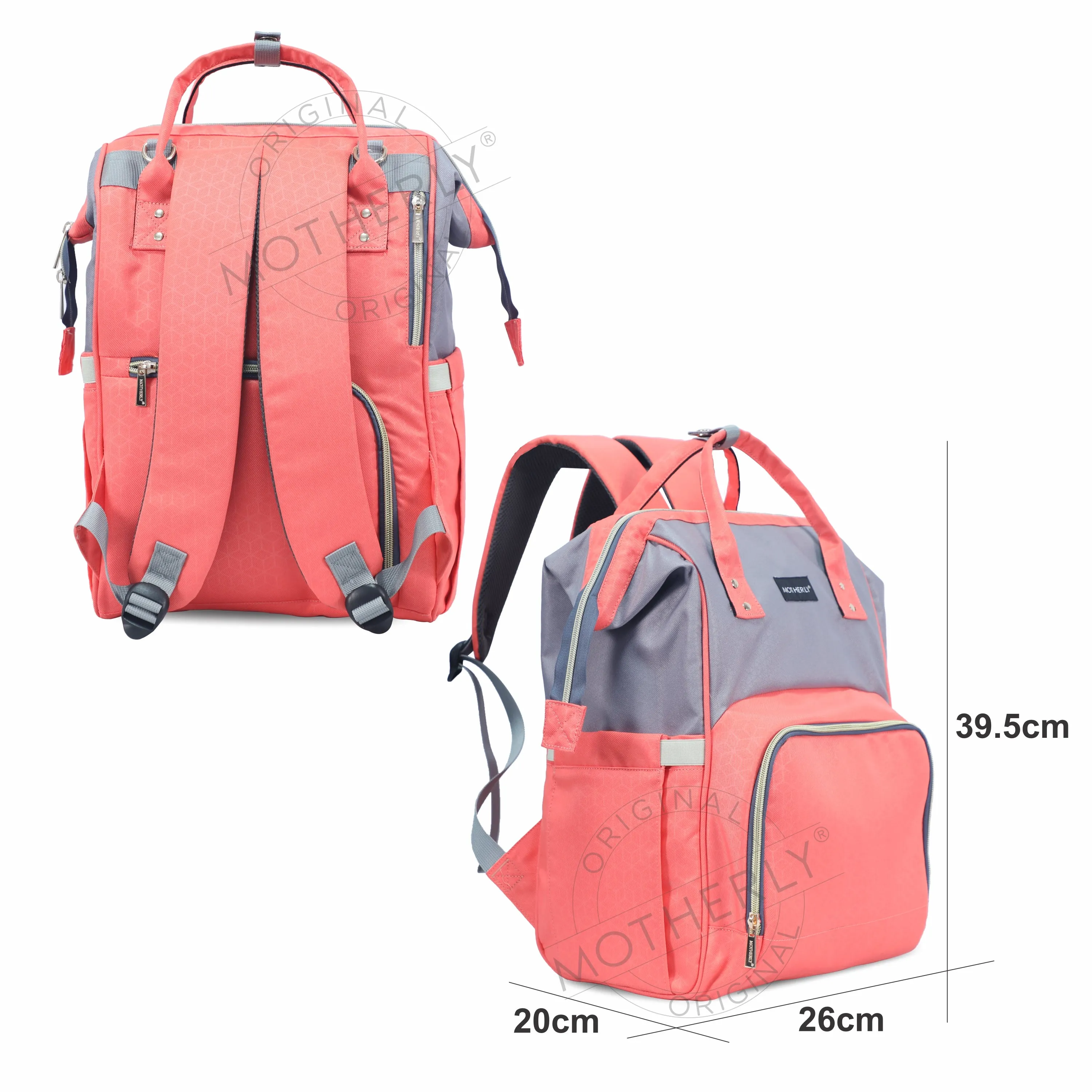 Motherly 18 liter Stylish Babies Diaper Bags for Mothers |6 Month Warranty