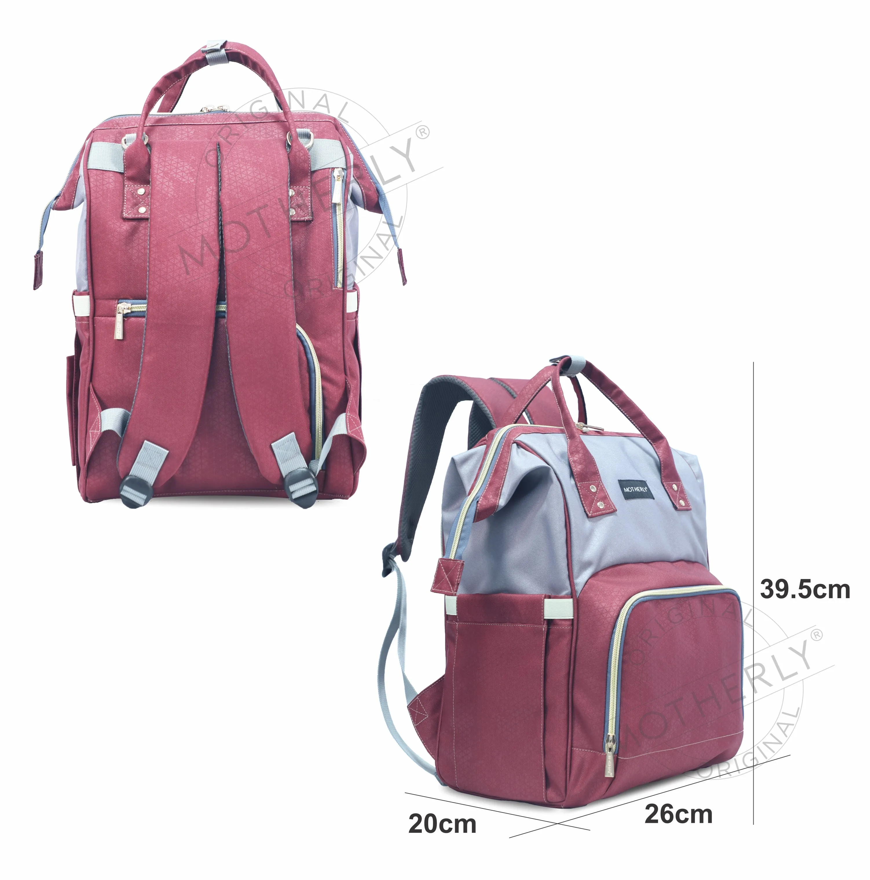 Motherly 18 liter Stylish Babies Diaper Bags for Mothers |6 Month Warranty