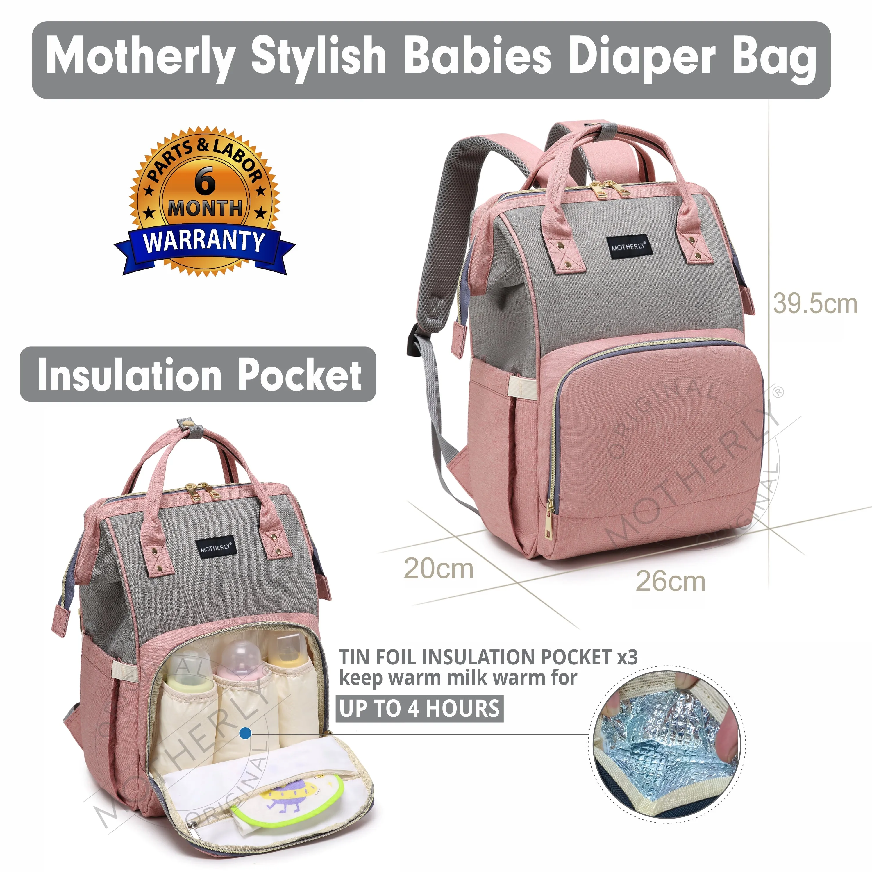 Motherly Happy Travels Diaper Bag