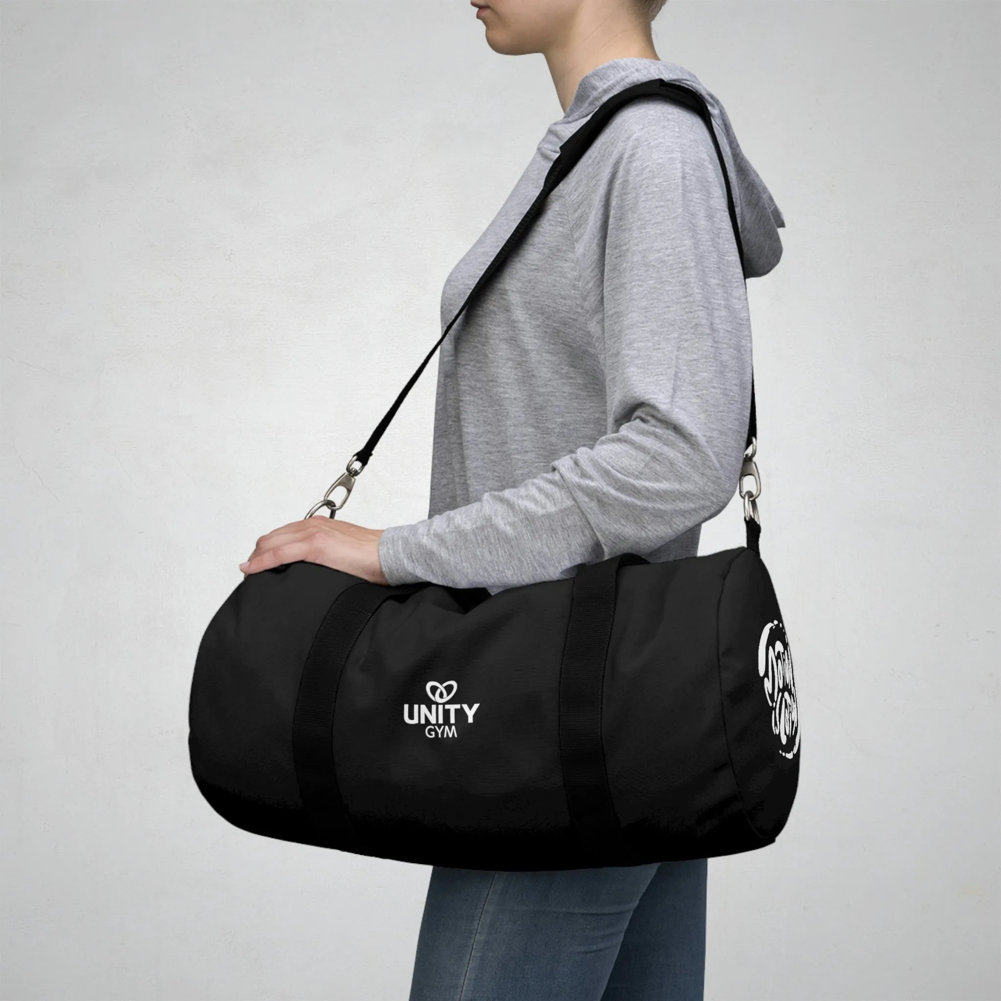 Motion Is Lotion Duffel Bag - White