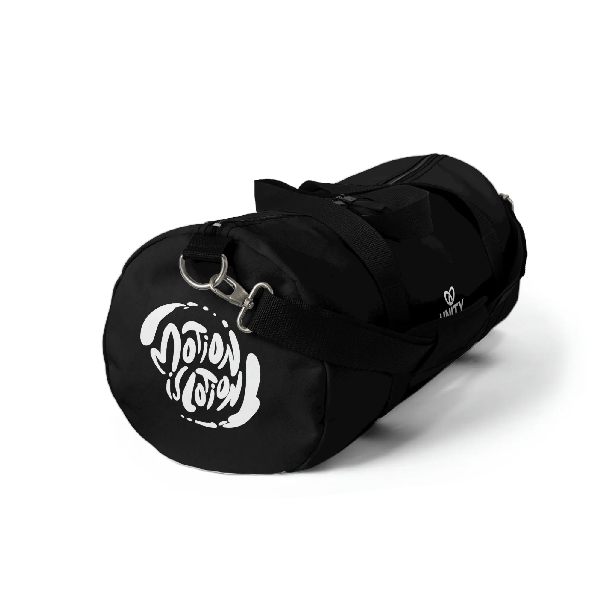 Motion Is Lotion Duffel Bag - White