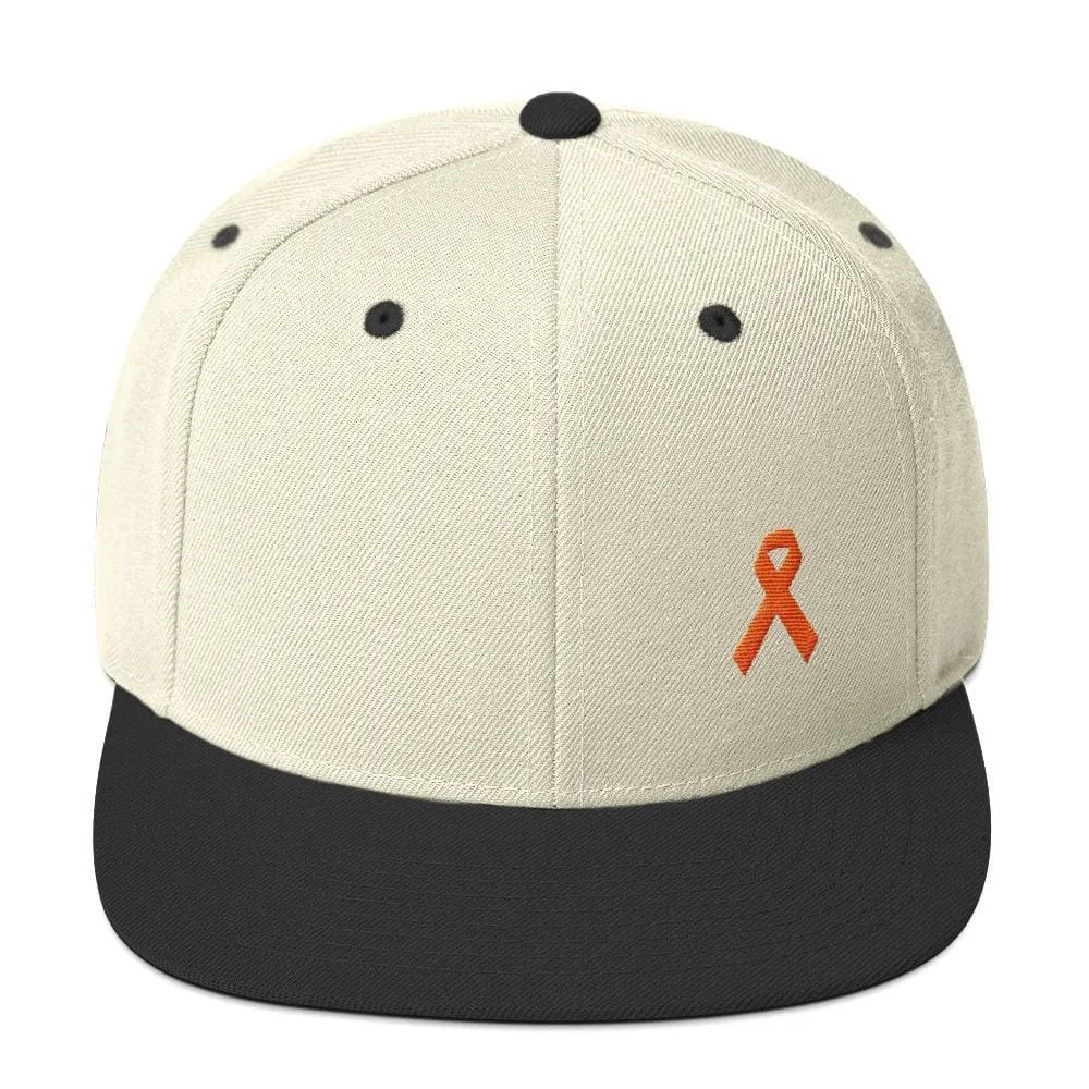 MS Awareness Flat Brim Snapback Hat