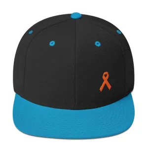 MS Awareness Flat Brim Snapback Hat