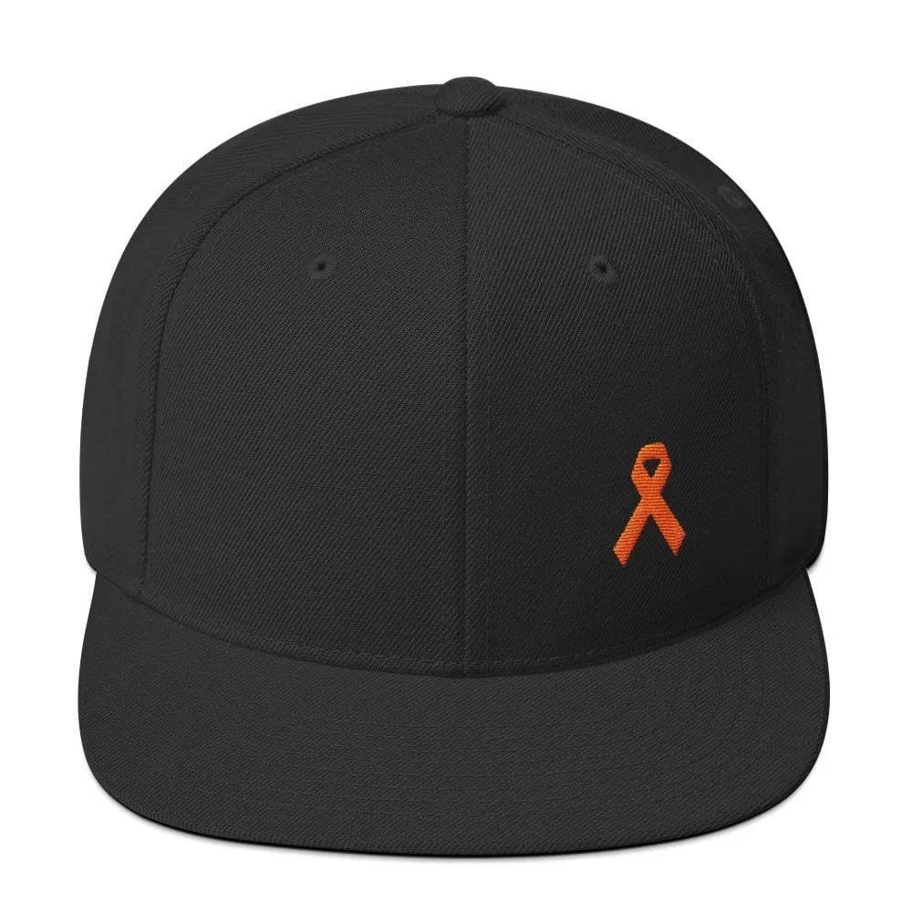 MS Awareness Flat Brim Snapback Hat