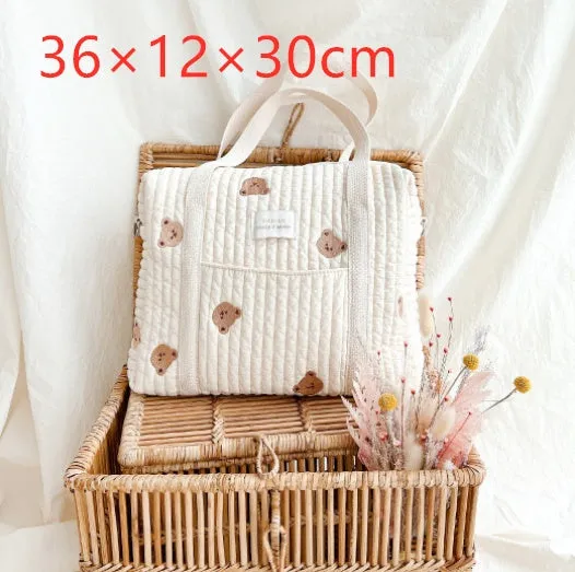 Multifunctional Storage Diaper One Shoulder Mommy Bag Messenger