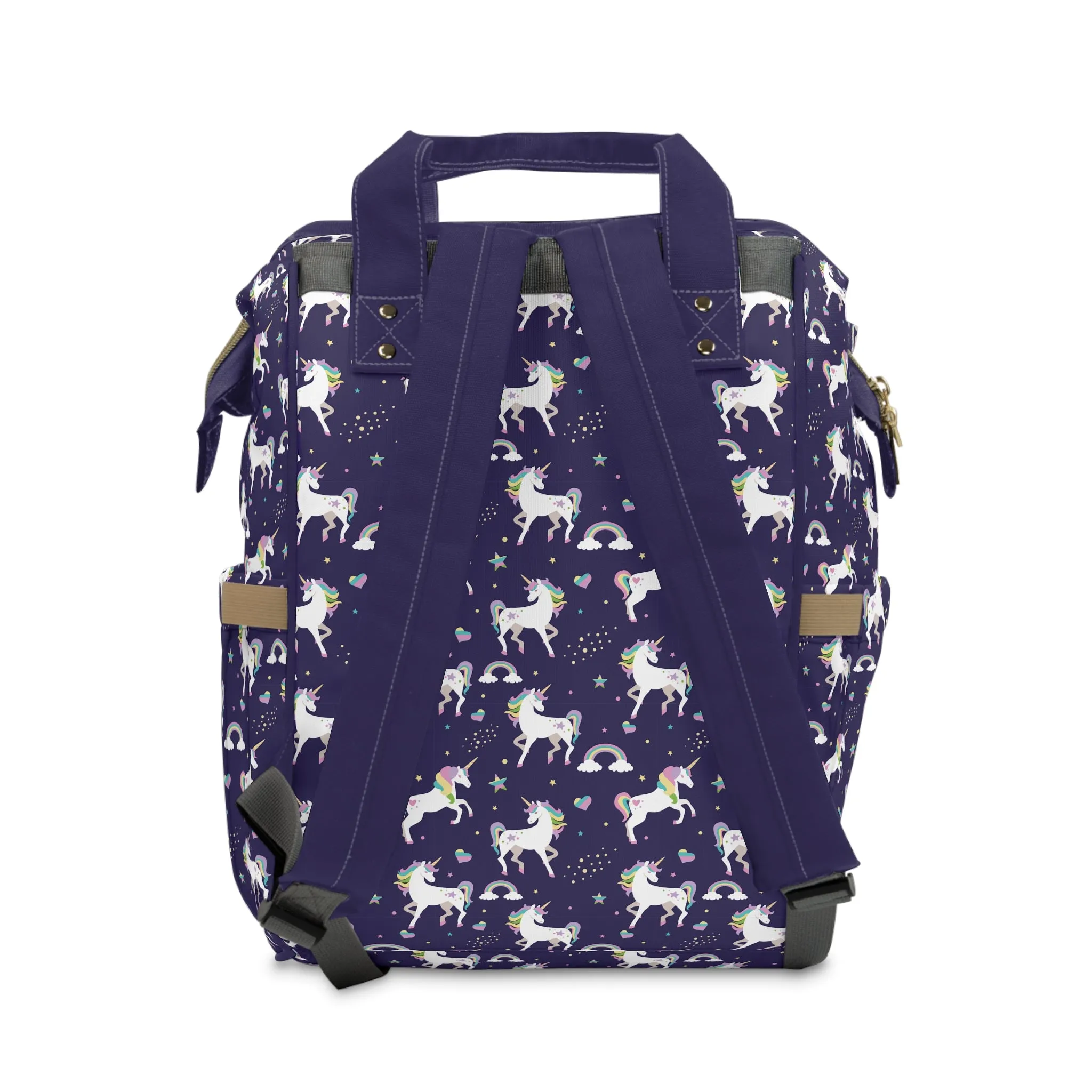 Multifunctional Unicorn Diaper Backpack - Magical Storage Solution for Busy Parents