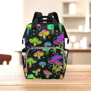 Mushroom Backpack Diaper Nappy Bag Mushroom Baby Forestcore Nursery Cottagecore Baby Goblincore Baby Mushroom Bag Scandi Baby Toadstool Baby