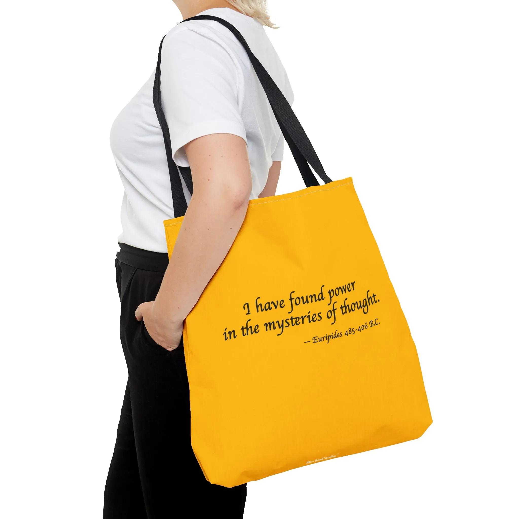 Mysteries of Thought Tote Bag - Unlock the Power of Thought - Carry Wisdom with You! Available in 3 sizes.