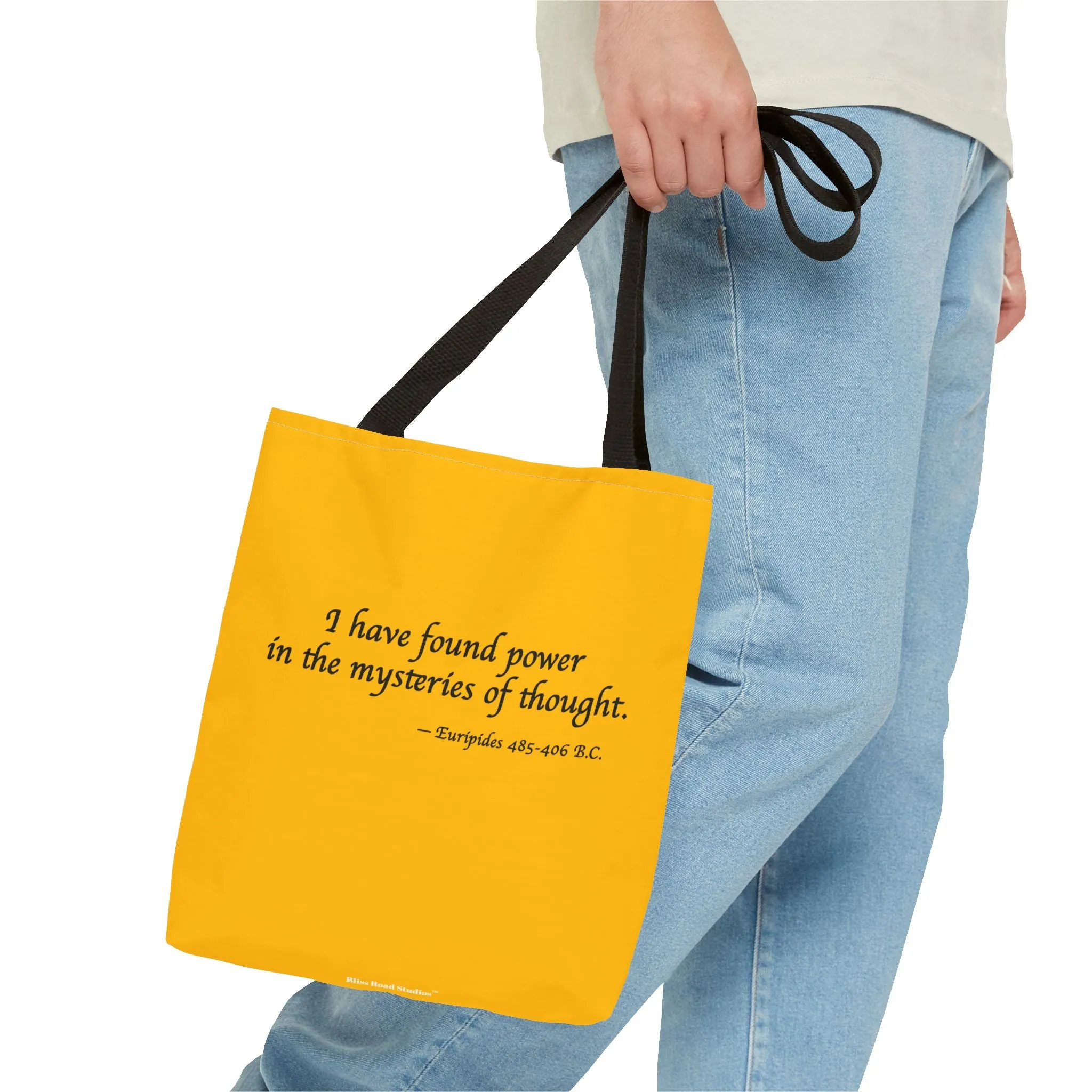 Mysteries of Thought Tote Bag - Unlock the Power of Thought - Carry Wisdom with You! Available in 3 sizes.