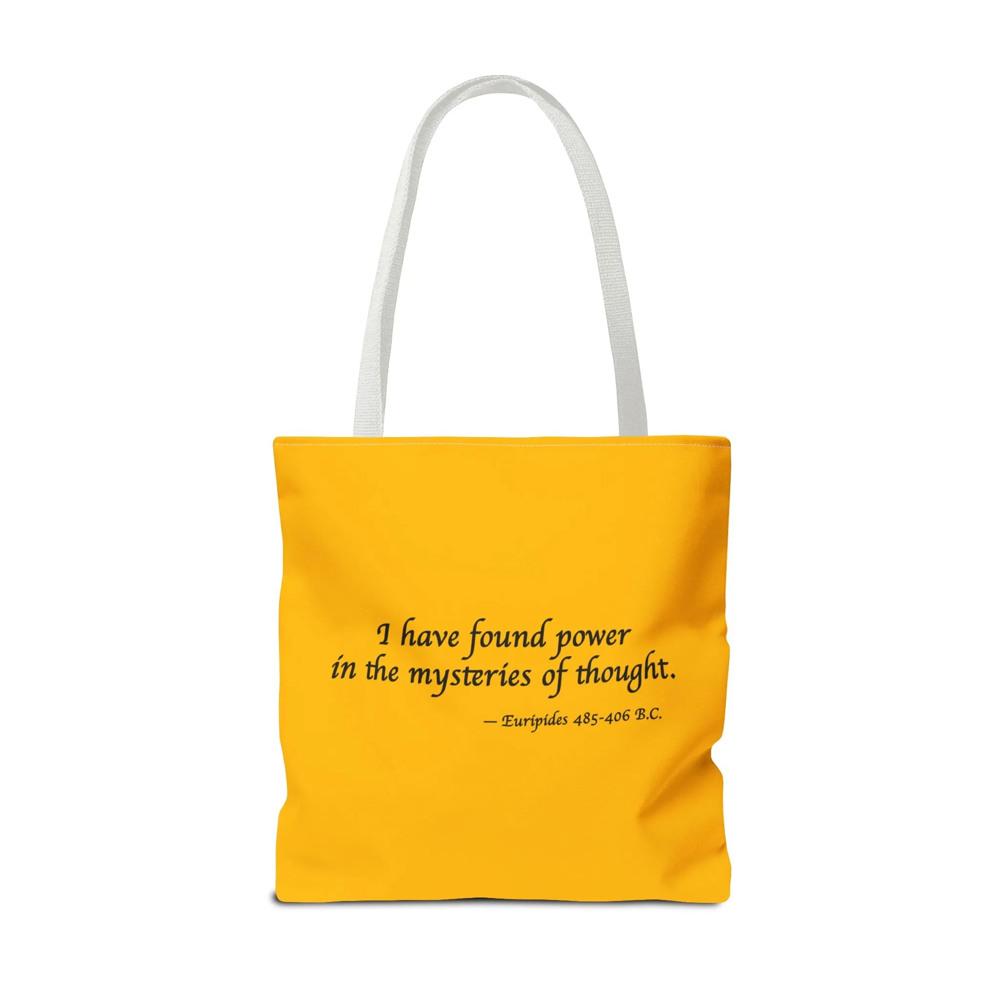Mysteries of Thought Tote Bag - Unlock the Power of Thought - Carry Wisdom with You! Available in 3 sizes.