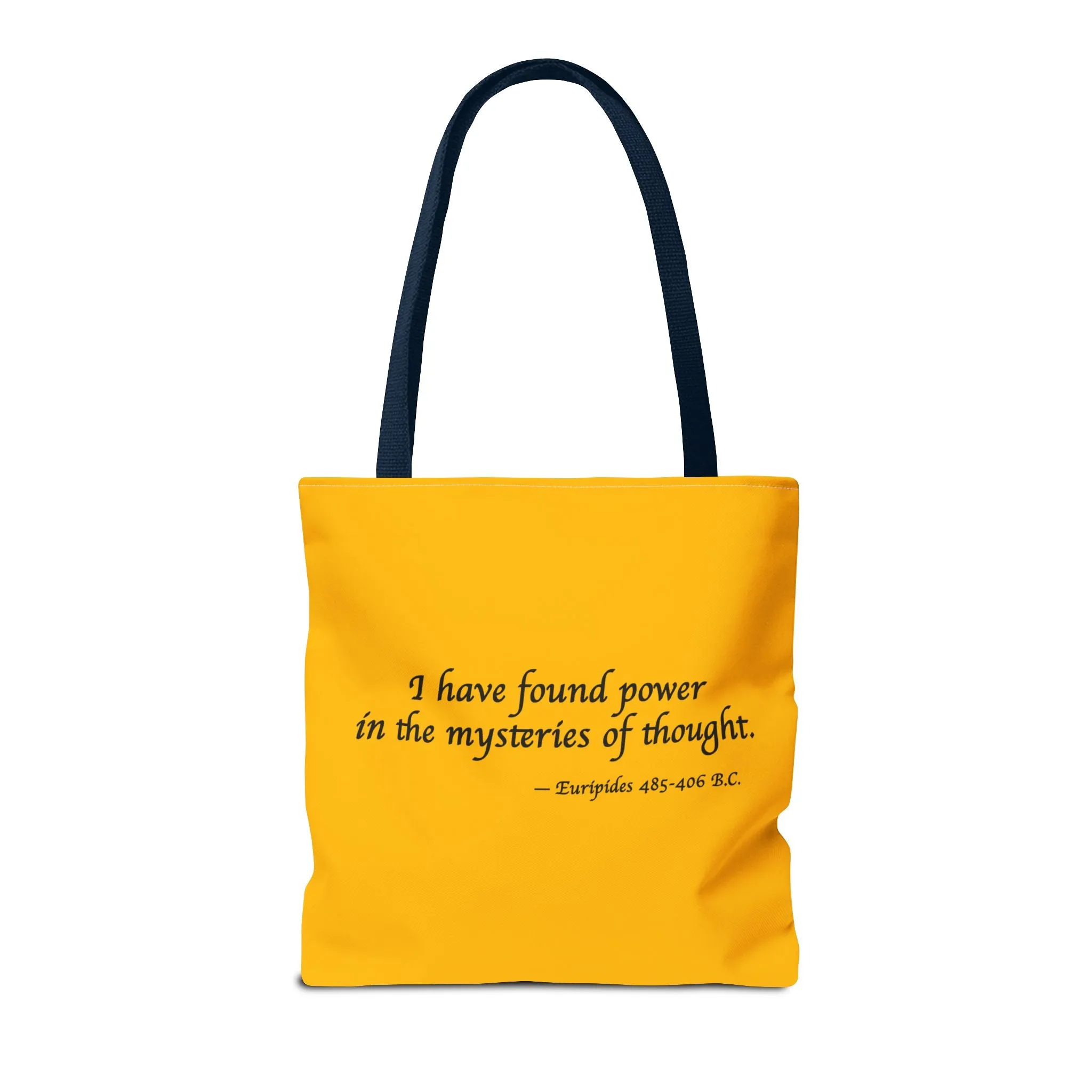 Mysteries of Thought Tote Bag - Unlock the Power of Thought - Carry Wisdom with You! Available in 3 sizes.
