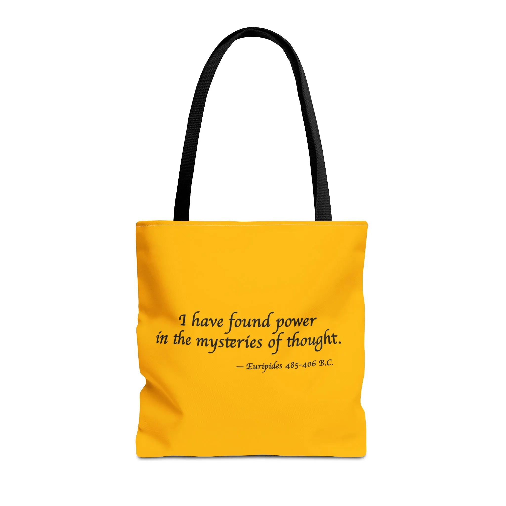 Mysteries of Thought Tote Bag - Unlock the Power of Thought - Carry Wisdom with You! Available in 3 sizes.