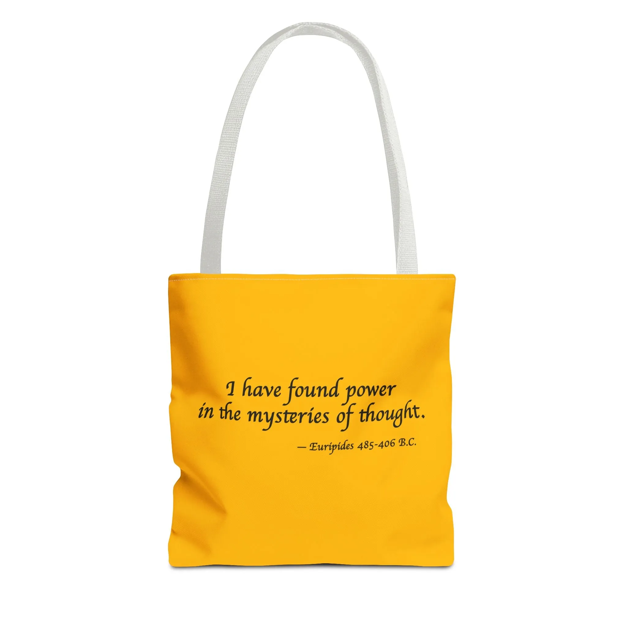 Mysteries of Thought Tote Bag - Unlock the Power of Thought - Carry Wisdom with You! Available in 3 sizes.