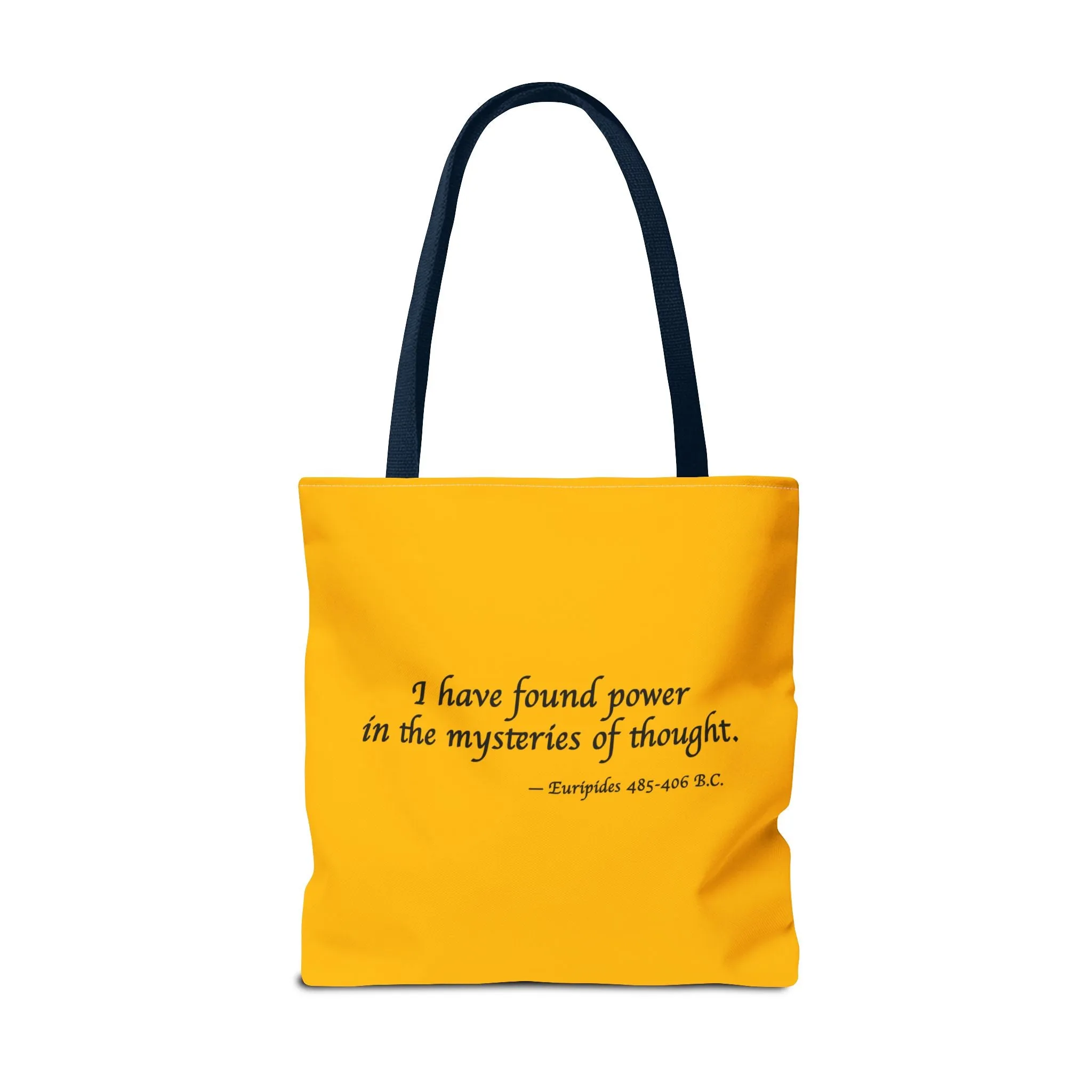 Mysteries of Thought Tote Bag - Unlock the Power of Thought - Carry Wisdom with You! Available in 3 sizes.