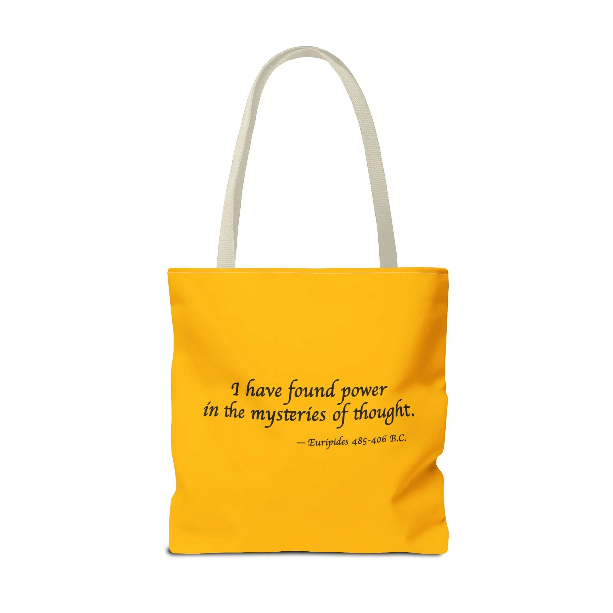 Mysteries of Thought Tote Bag - Unlock the Power of Thought - Carry Wisdom with You! Available in 3 sizes.
