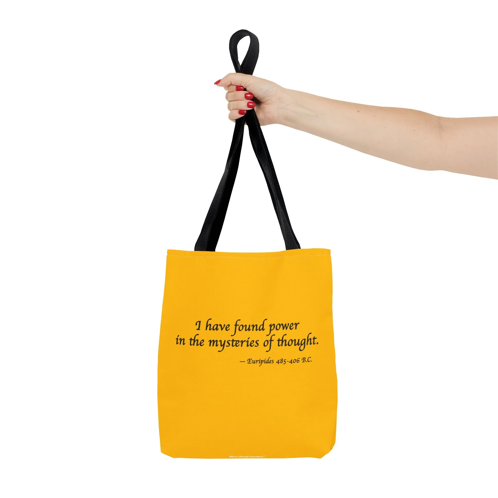 Mysteries of Thought Tote Bag - Unlock the Power of Thought - Carry Wisdom with You! Available in 3 sizes.