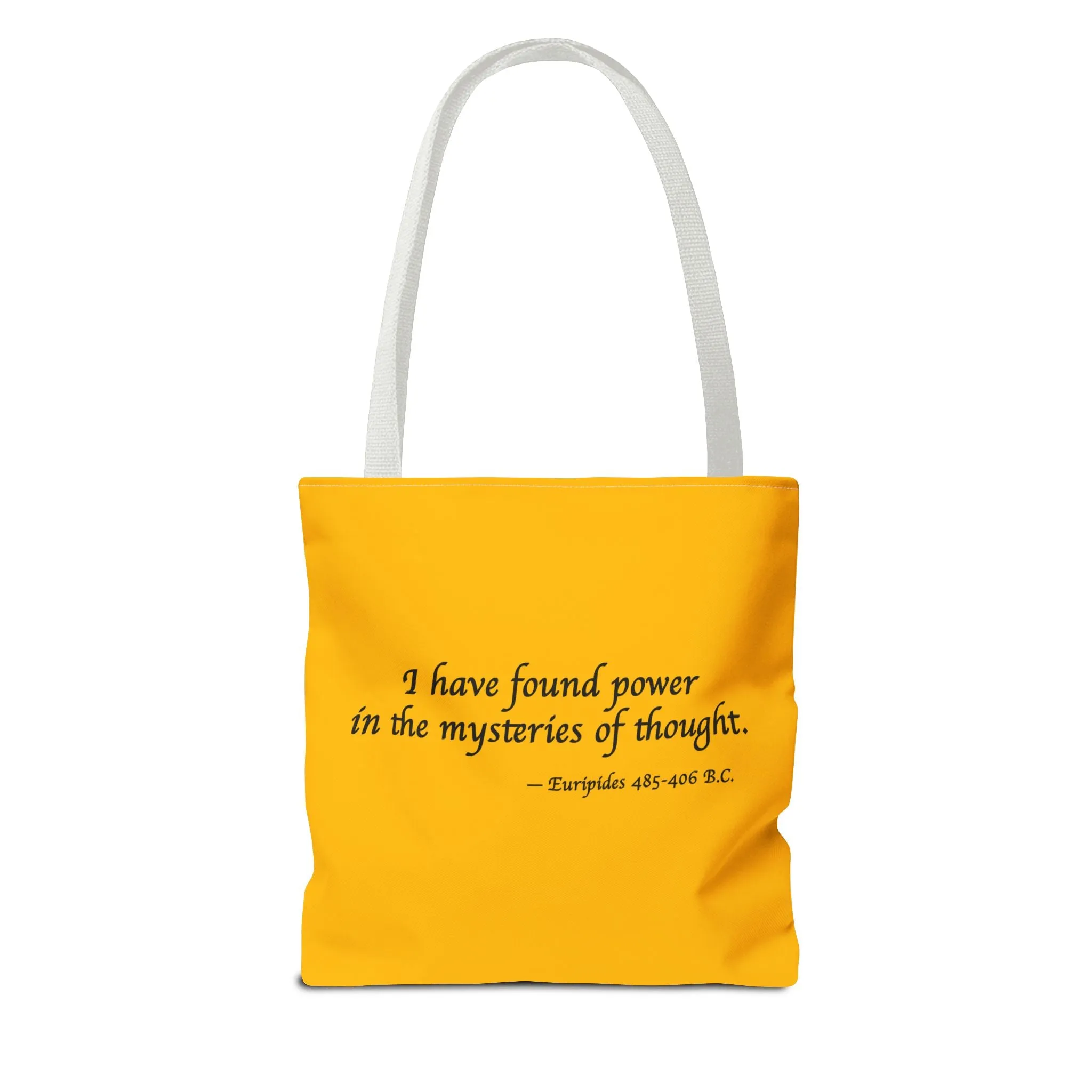 Mysteries of Thought Tote Bag - Unlock the Power of Thought - Carry Wisdom with You! Available in 3 sizes.