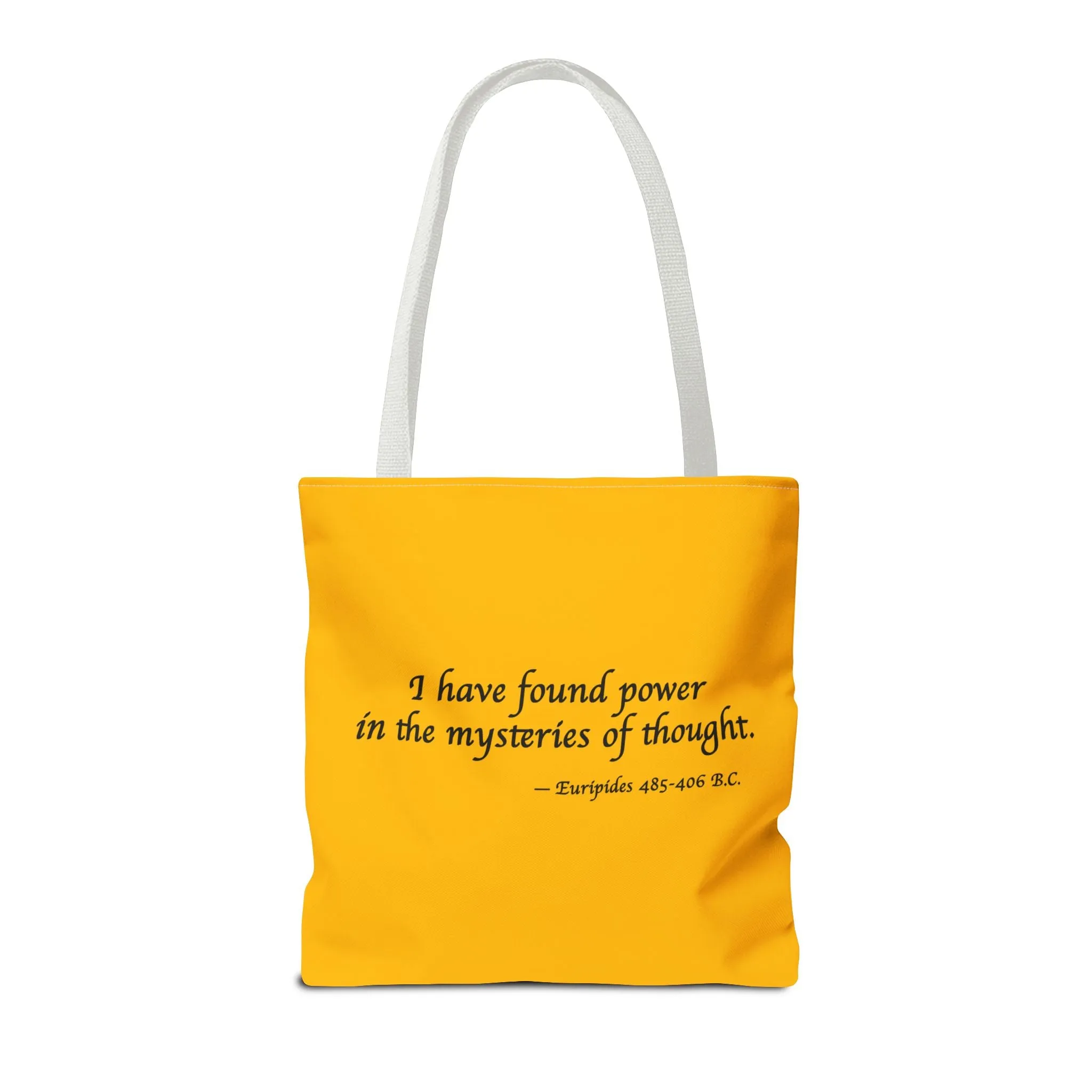 Mysteries of Thought Tote Bag - Unlock the Power of Thought - Carry Wisdom with You! Available in 3 sizes.