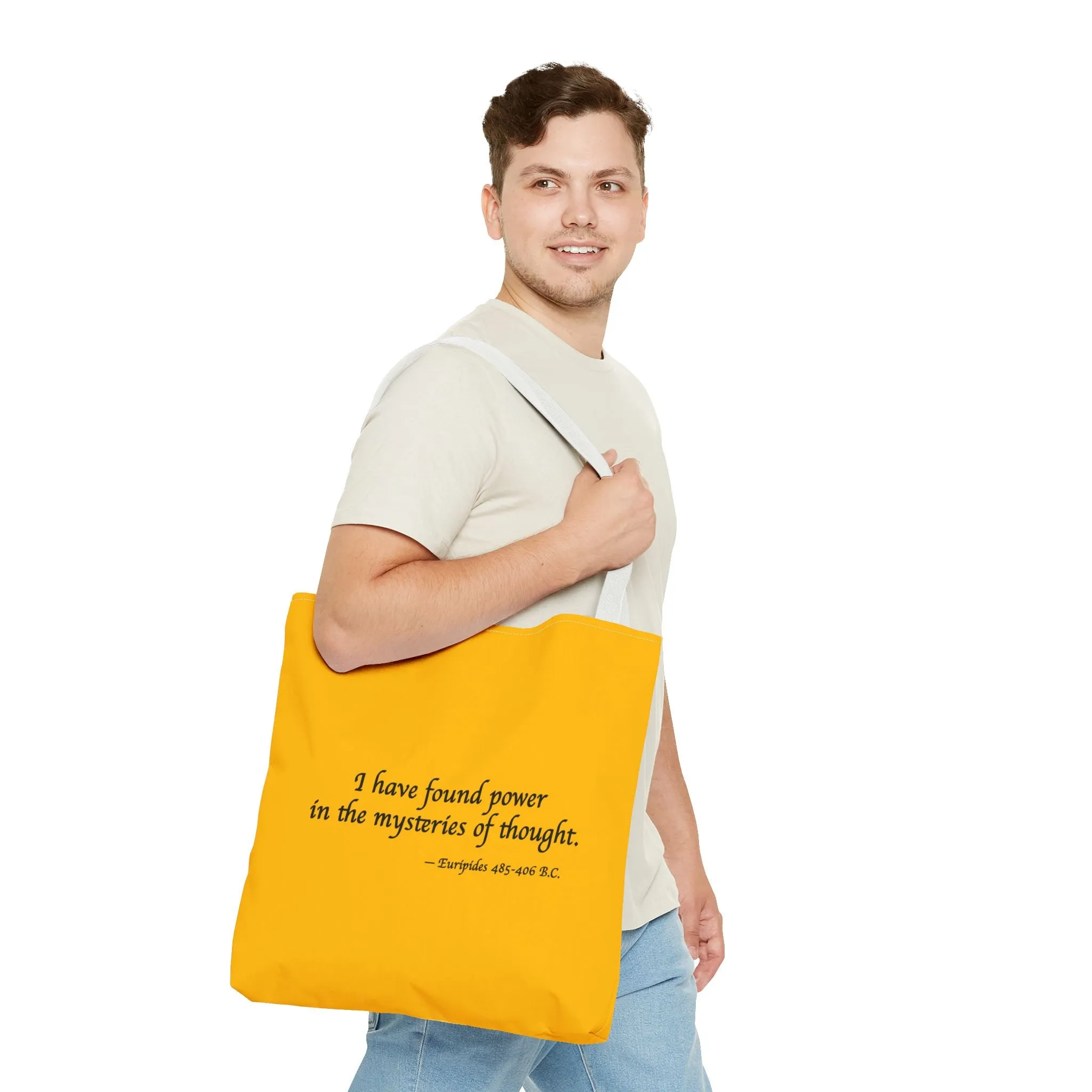Mysteries of Thought Tote Bag - Unlock the Power of Thought - Carry Wisdom with You! Available in 3 sizes.