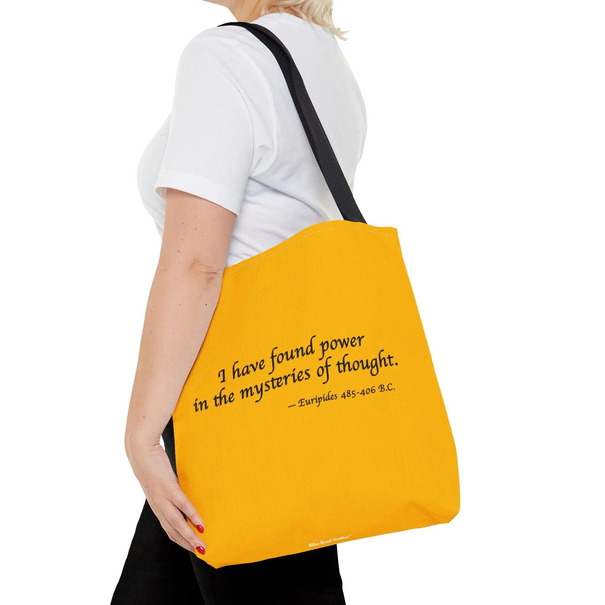 Mysteries of Thought Tote Bag - Unlock the Power of Thought - Carry Wisdom with You! Available in 3 sizes.