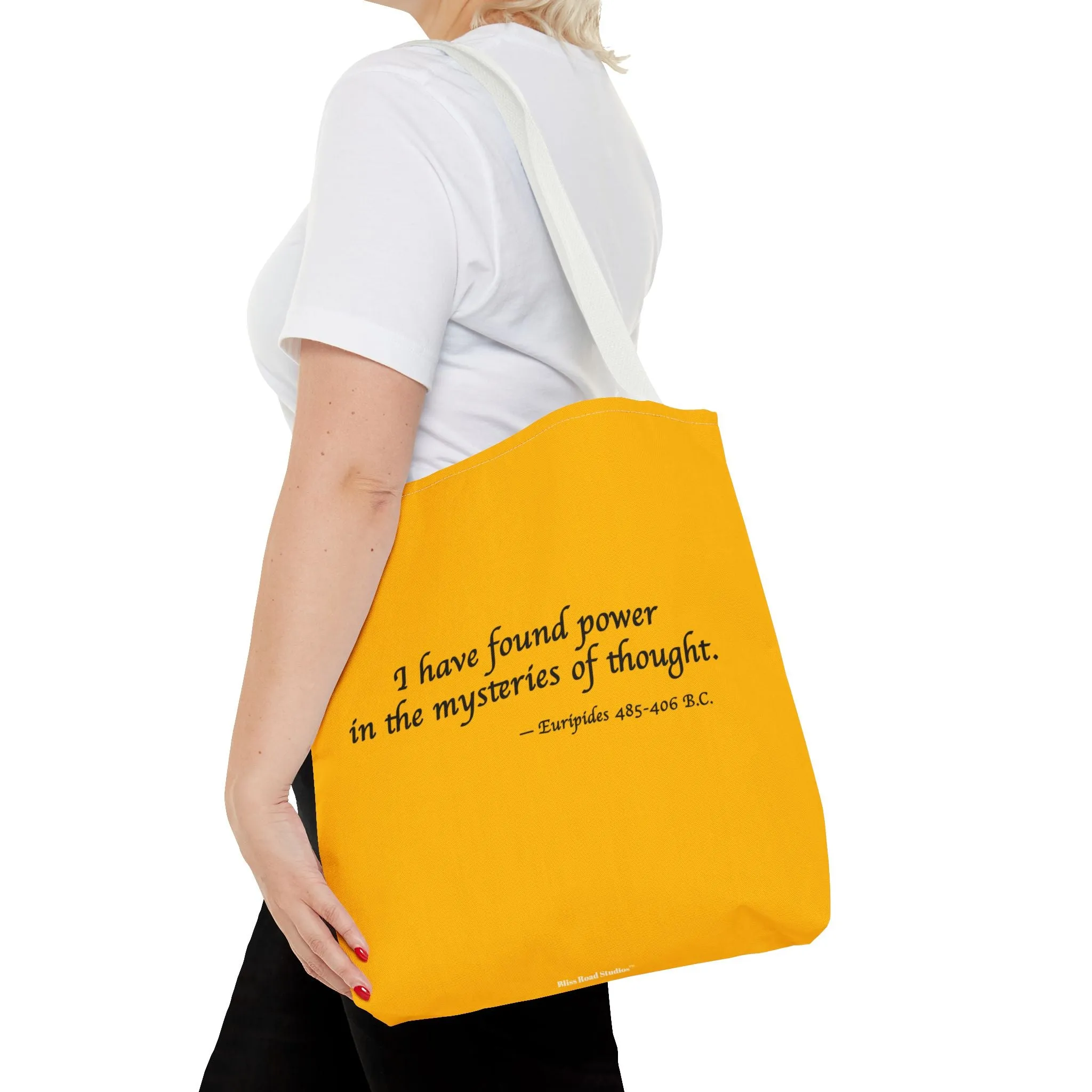Mysteries of Thought Tote Bag - Unlock the Power of Thought - Carry Wisdom with You! Available in 3 sizes.