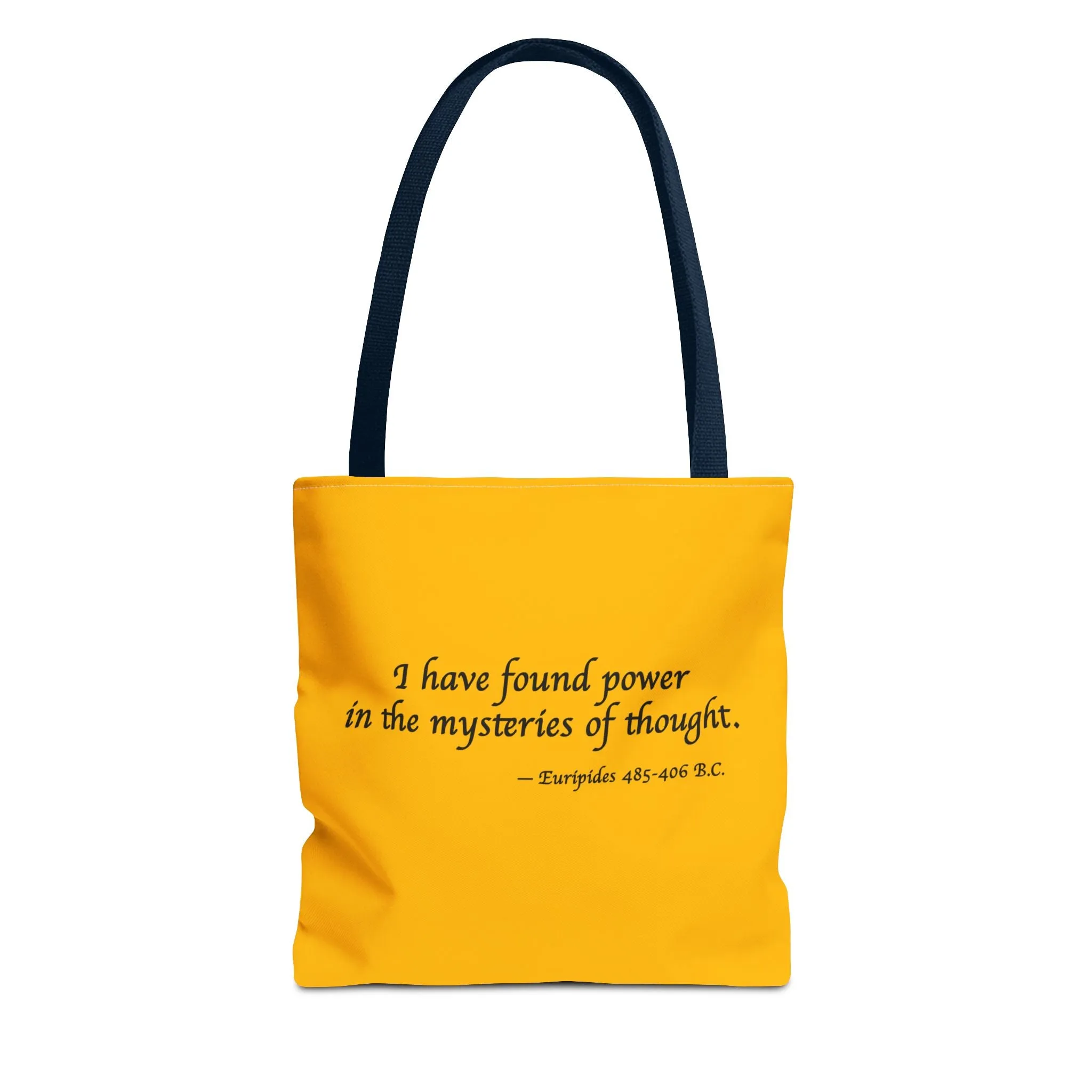 Mysteries of Thought Tote Bag - Unlock the Power of Thought - Carry Wisdom with You! Available in 3 sizes.
