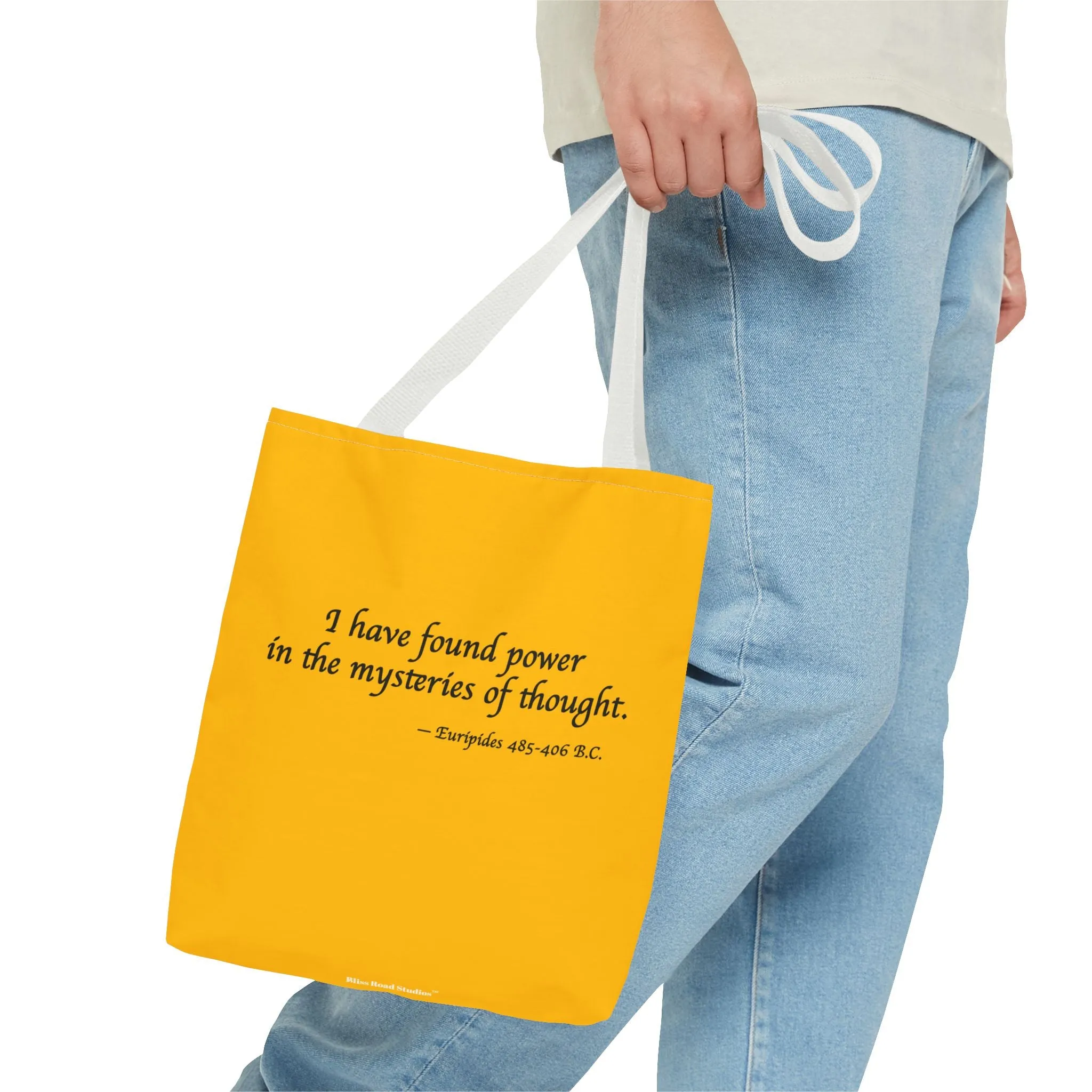 Mysteries of Thought Tote Bag - Unlock the Power of Thought - Carry Wisdom with You! Available in 3 sizes.