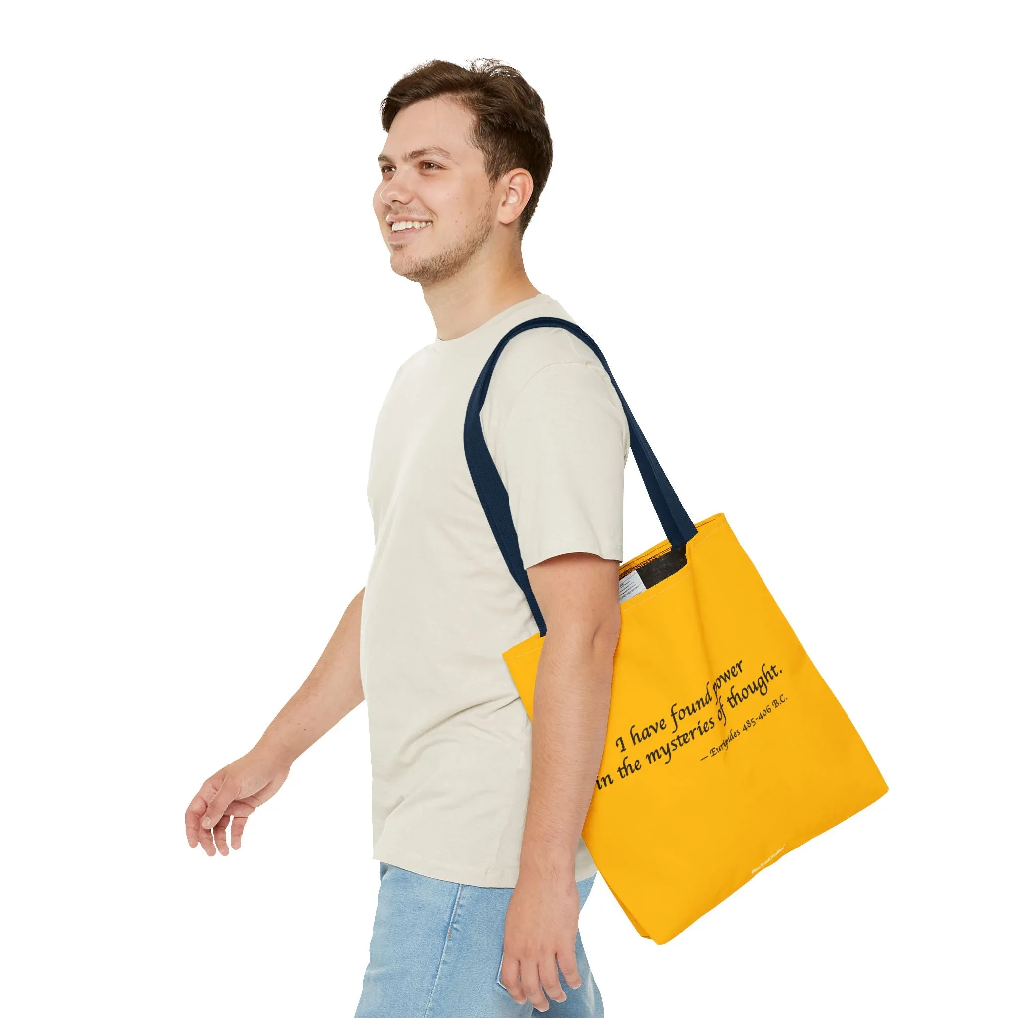 Mysteries of Thought Tote Bag - Unlock the Power of Thought - Carry Wisdom with You! Available in 3 sizes.