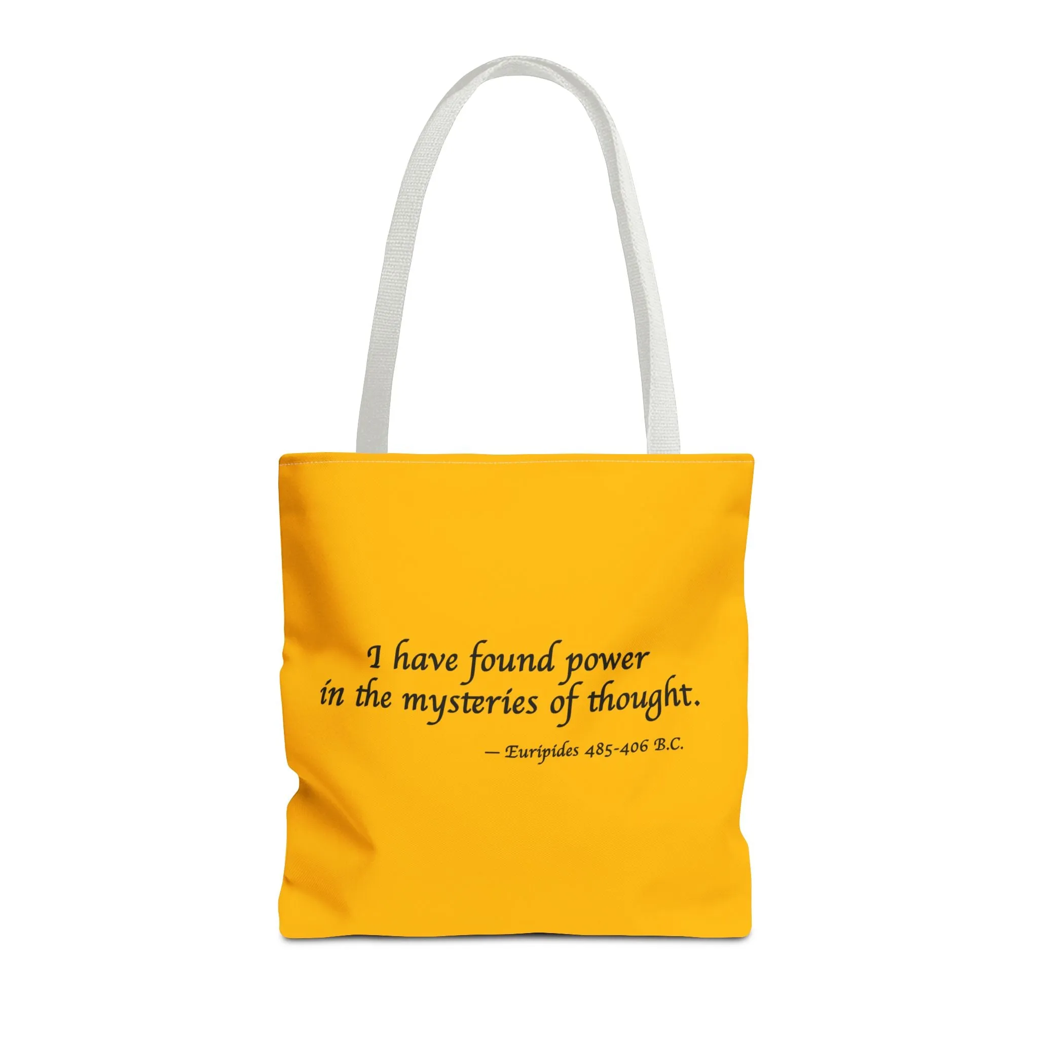 Mysteries of Thought Tote Bag - Unlock the Power of Thought - Carry Wisdom with You! Available in 3 sizes.