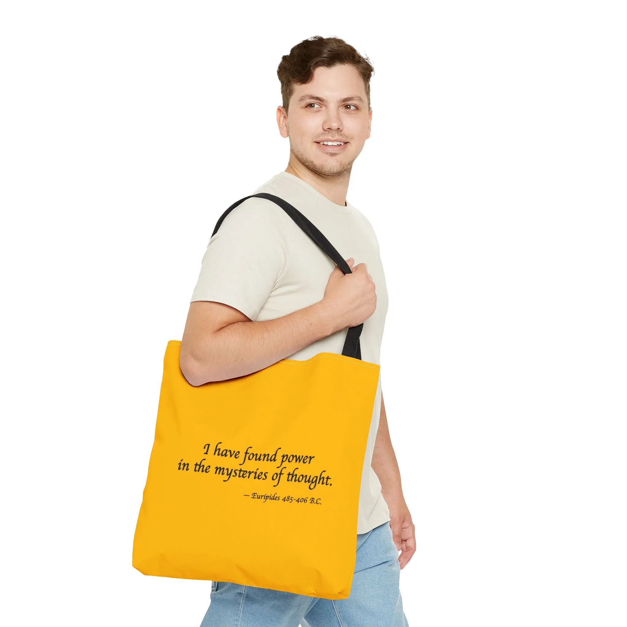 Mysteries of Thought Tote Bag - Unlock the Power of Thought - Carry Wisdom with You! Available in 3 sizes.
