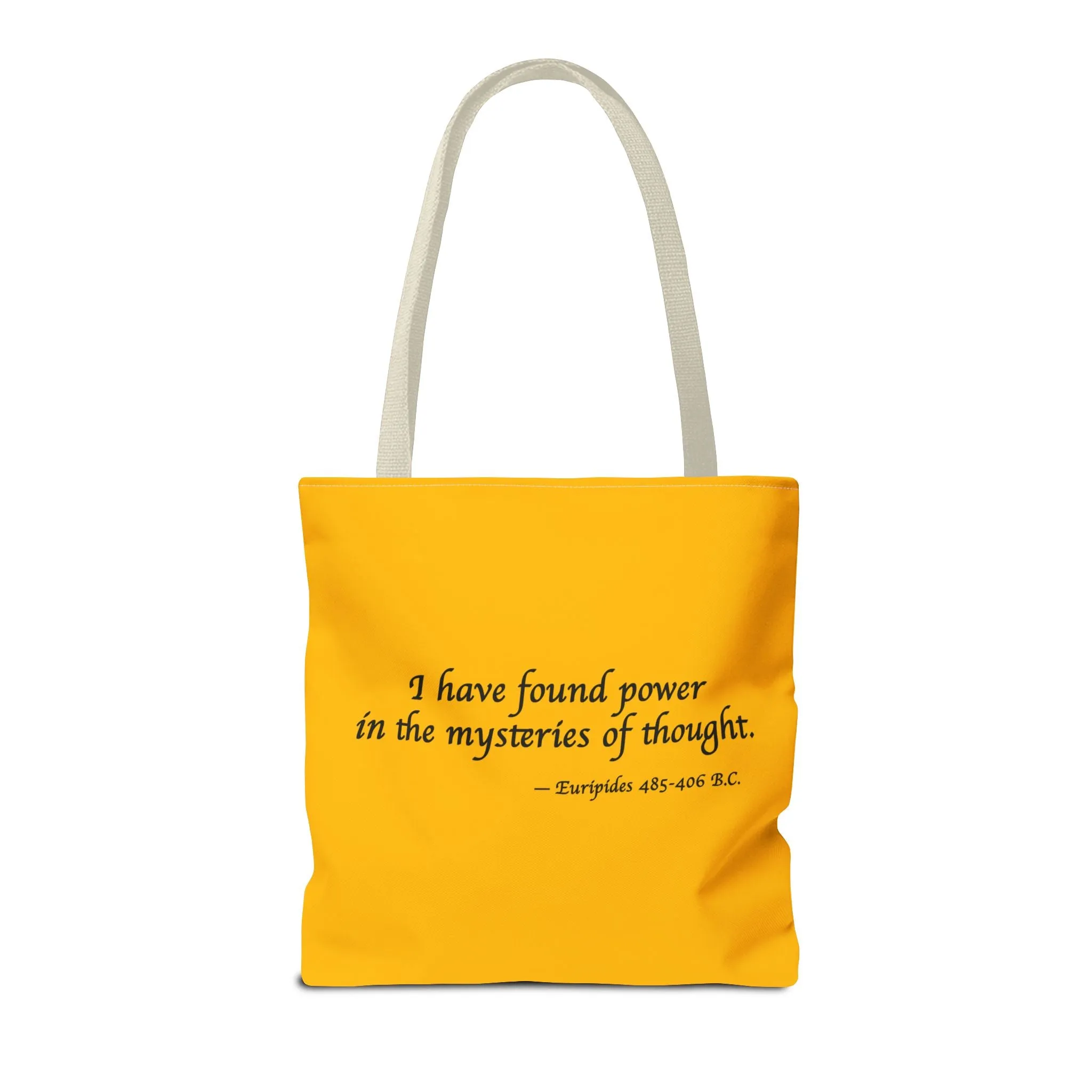 Mysteries of Thought Tote Bag - Unlock the Power of Thought - Carry Wisdom with You! Available in 3 sizes.