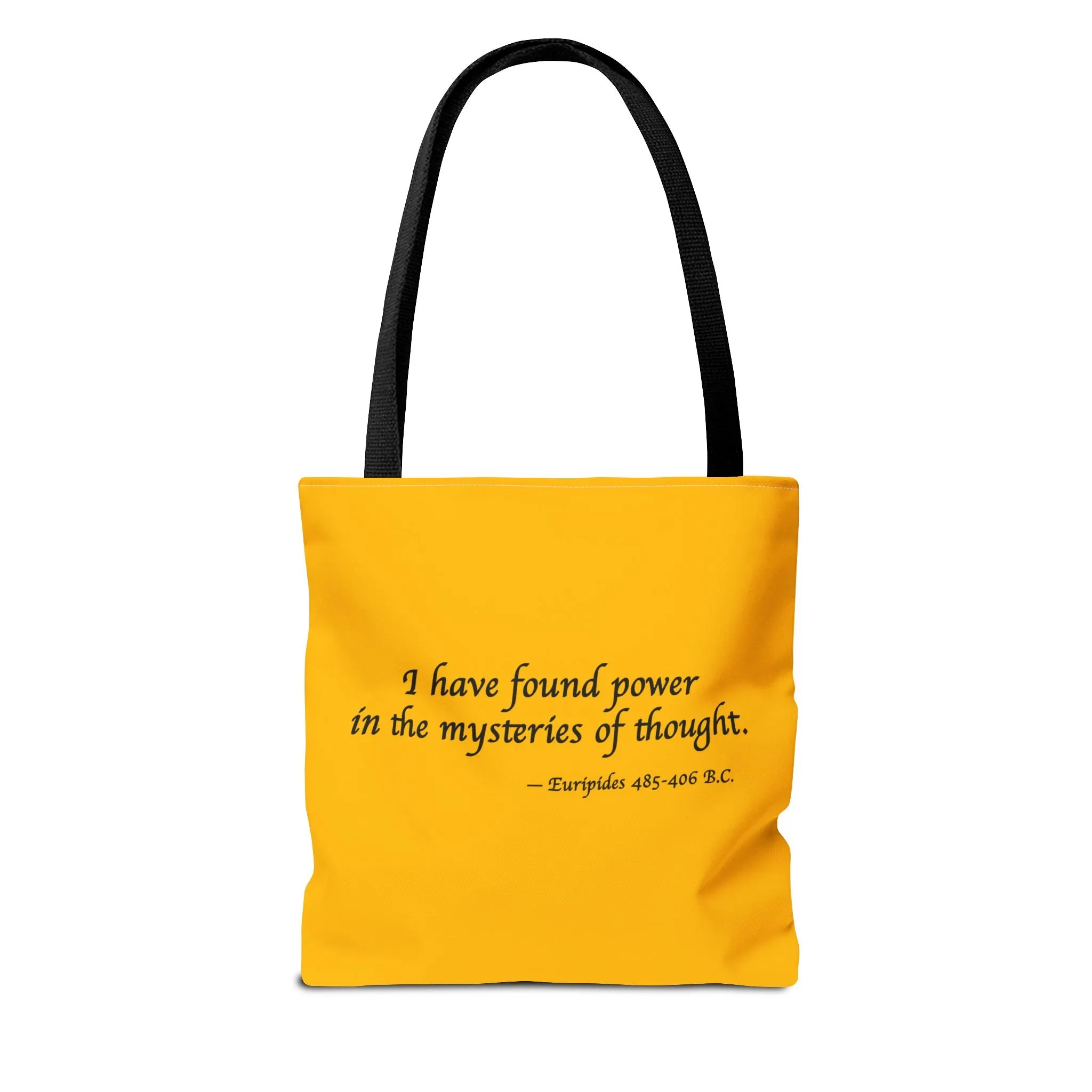 Mysteries of Thought Tote Bag - Unlock the Power of Thought - Carry Wisdom with You! Available in 3 sizes.